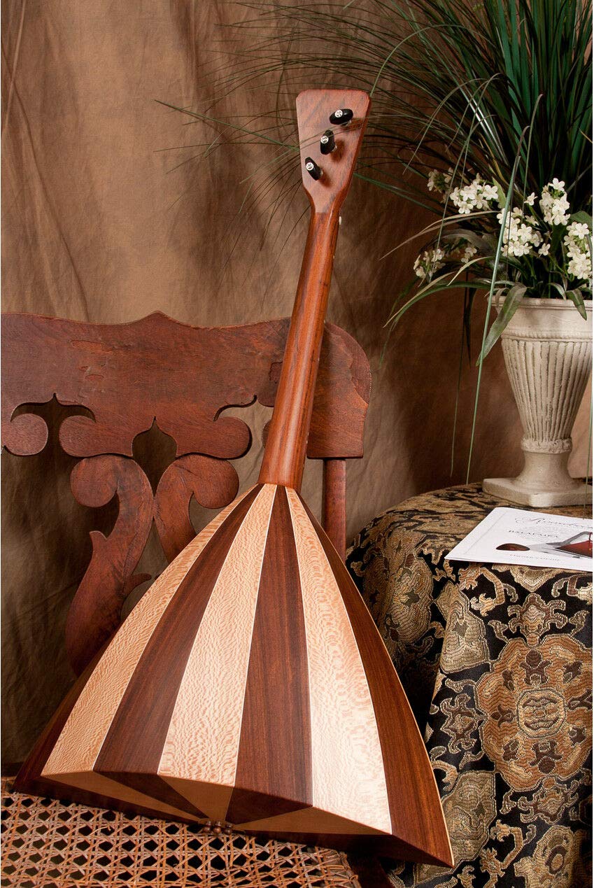 Prima Balalaika Package Includes: Roosebeck Deluxe Prima Balalaika w/Padded Gig Bag + Prima Balalaika 3 String Set + Snark Clip-On Chromatic Tuner - Image 6