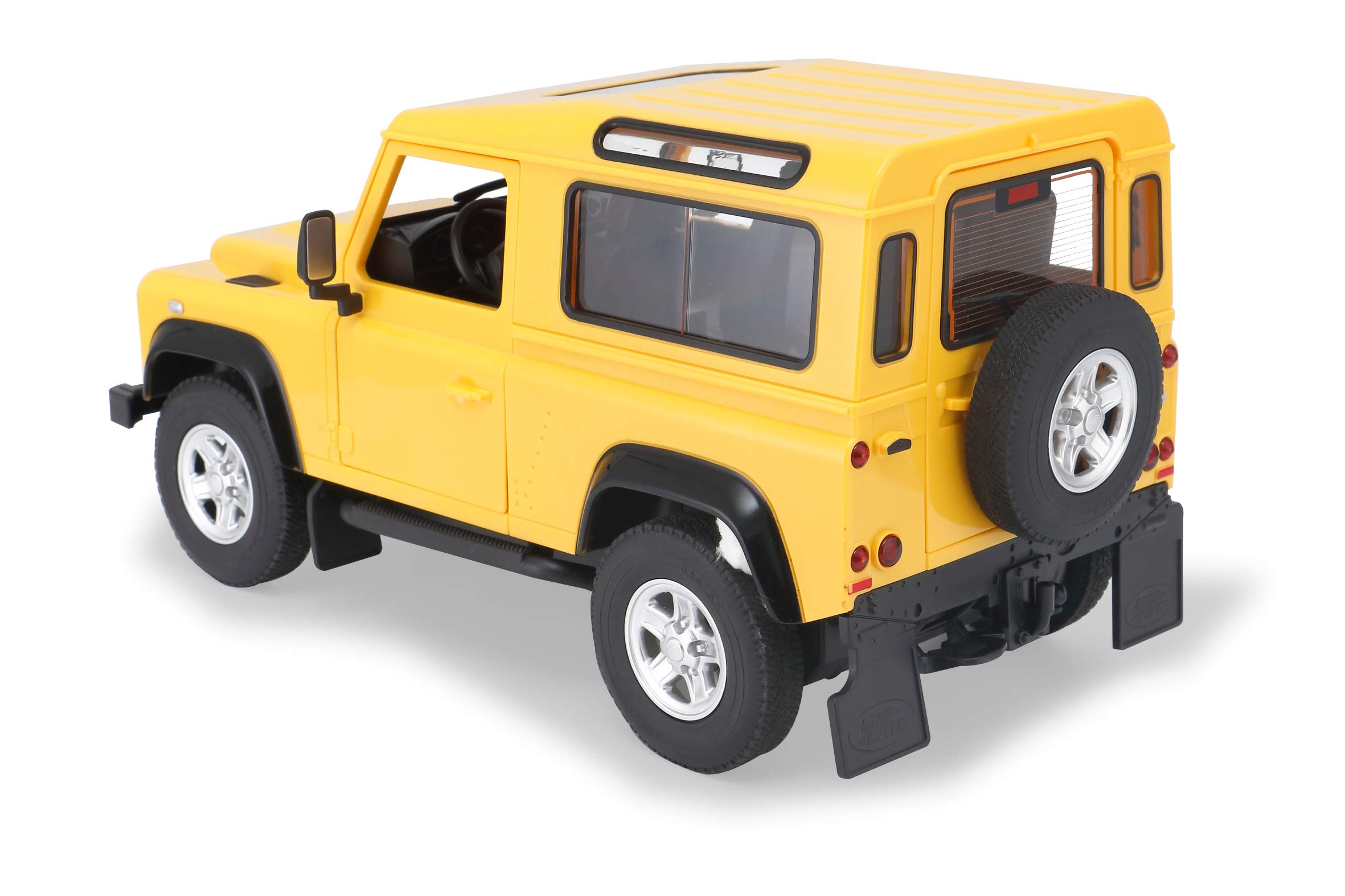 Land Rover Defender drzwi ręczne 1:14 2,4 GHz – 11 km/h, wierne lakierowanie, szczegółowe wnętrze, światła LED do jazdy, drzwi można otworzyć ręcznie