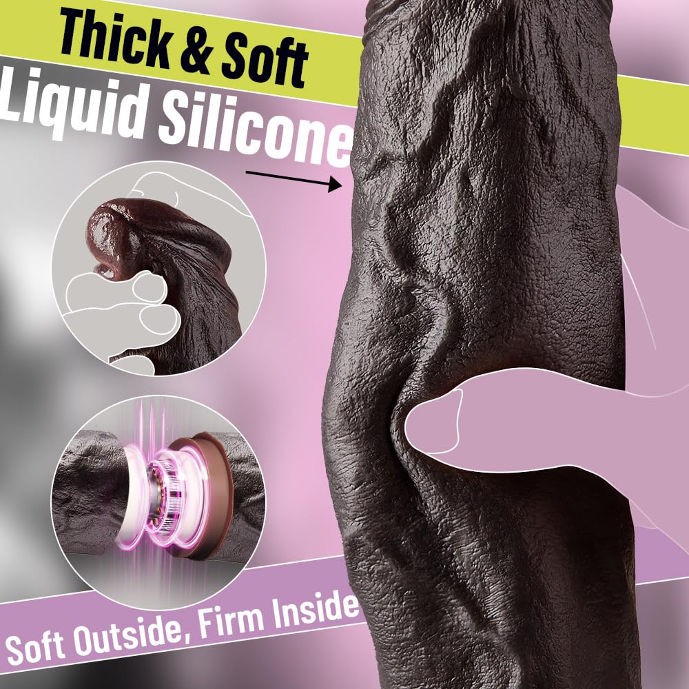 Amazon.com: 10 Inch Big Black DildoThrusting Realistic BBC Dildo with 9 Vibrating & 3 Thrusting Modes, Heated Huge Silicone Dildos with Strong Suction Cup,Adult Sex Toys for Women G-Spot Stimulation : Health Amazon.com: 10 Inch Big Black DildoThrusting Realistic BBC Dildo with 9 Vibrating & 3 Thrusting Modes, Heated Huge Silicone Dildos with Strong Suction Cup,Adult Sex Toys for Women G-Spot Stimulation : Health