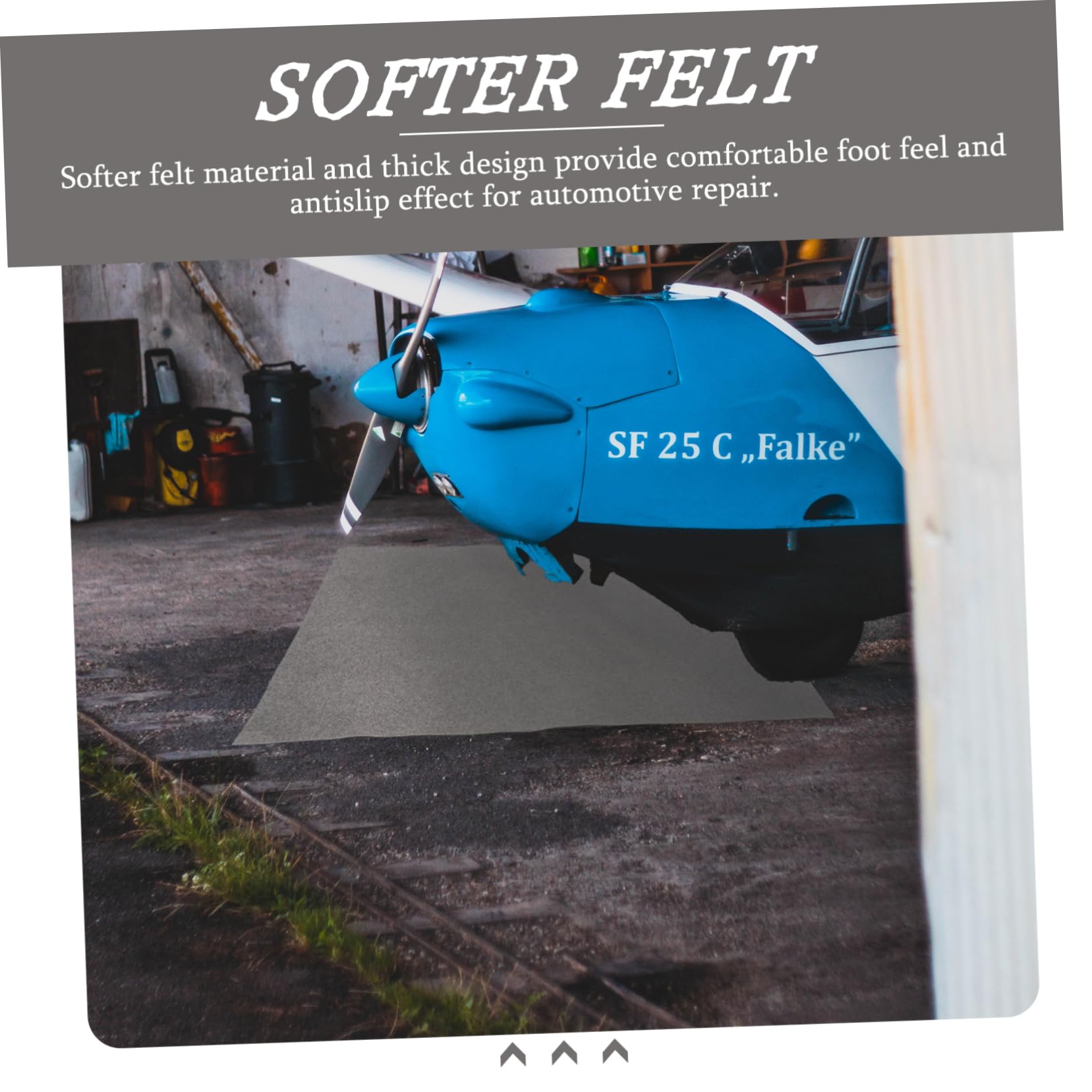 Alfombrilla Grande para Suelo De Garaje Resistente Al Aceite, Tapete Enrollable De Fieltro Antidesgarro, Reutilizable y Absorbente, para Mantenimiento De Coches y Talleres
