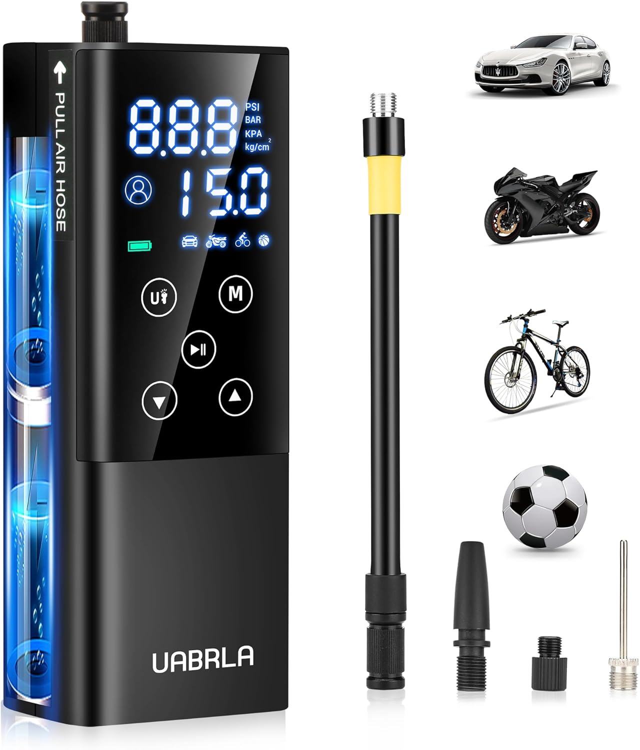 Tire Inflator Portable Air Compressor, 2X Faster Inflation