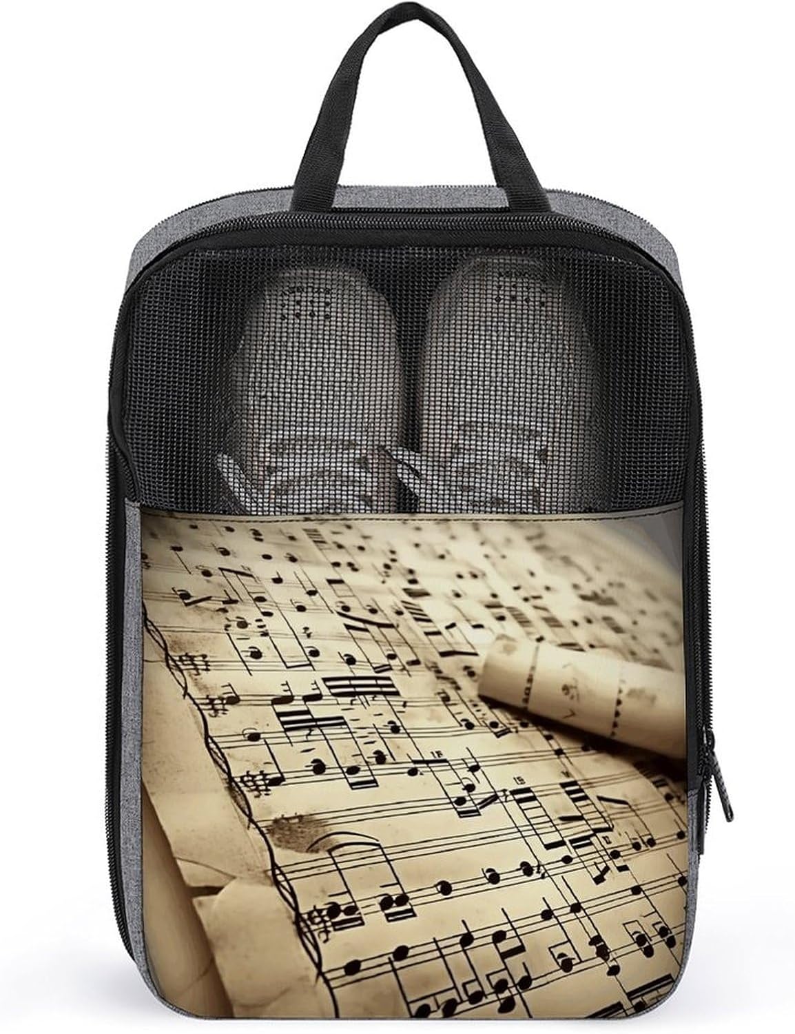 Shoe Bag, Sheet Music Printed Shoe Bag,storage Hanging Shoe Bag,bath Towel Storage Bag