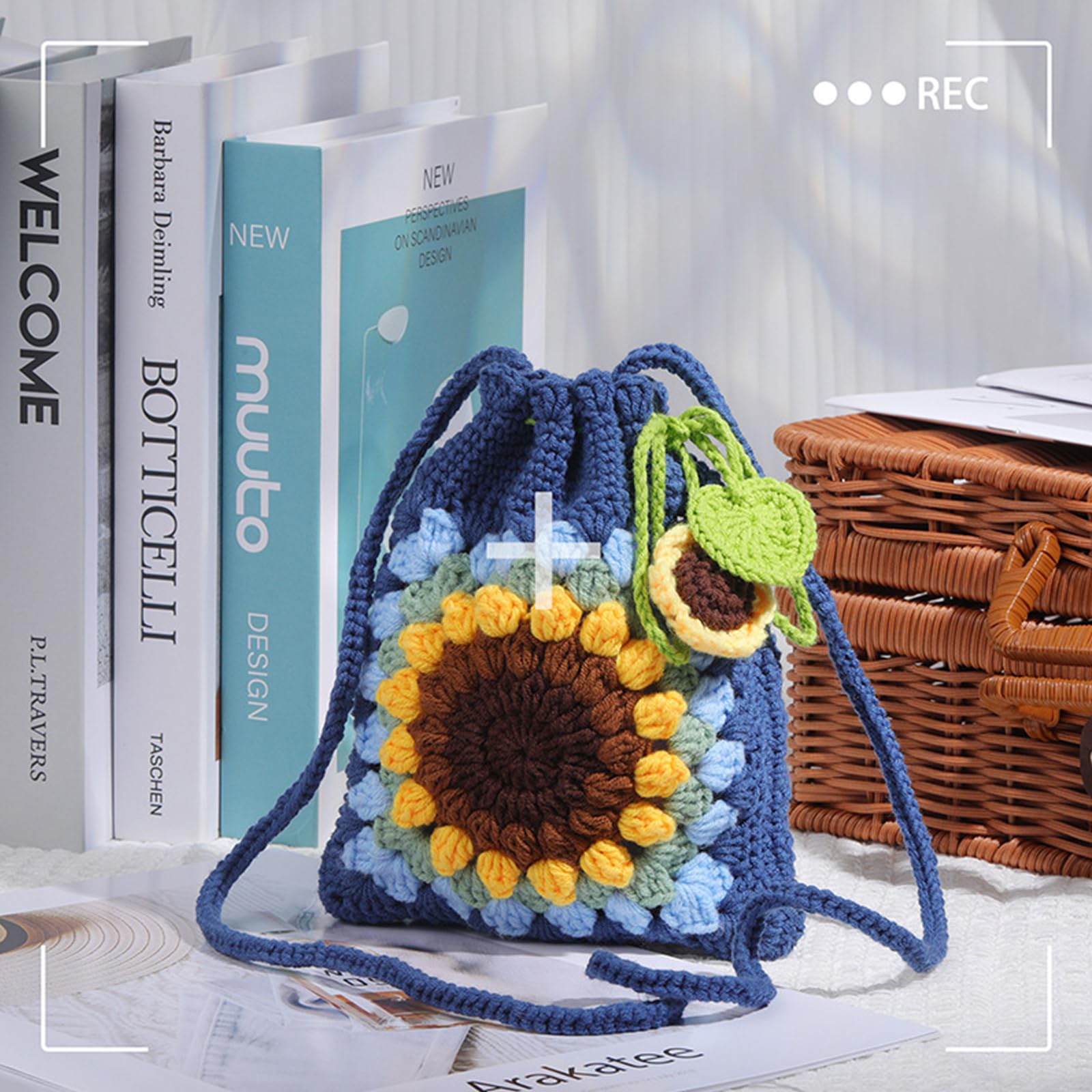 Kgxulr Kit De Crochet Pour Débutants, Tournesol, Kit De Démarrage Complet Pour Débutants Et Adultes, Kit De Tricot Avec Tutoriels Vidéo étape Par étape ( Tournesol