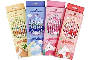 Draw Beyond Imagination: Molang 8-Piece Pencil Set
