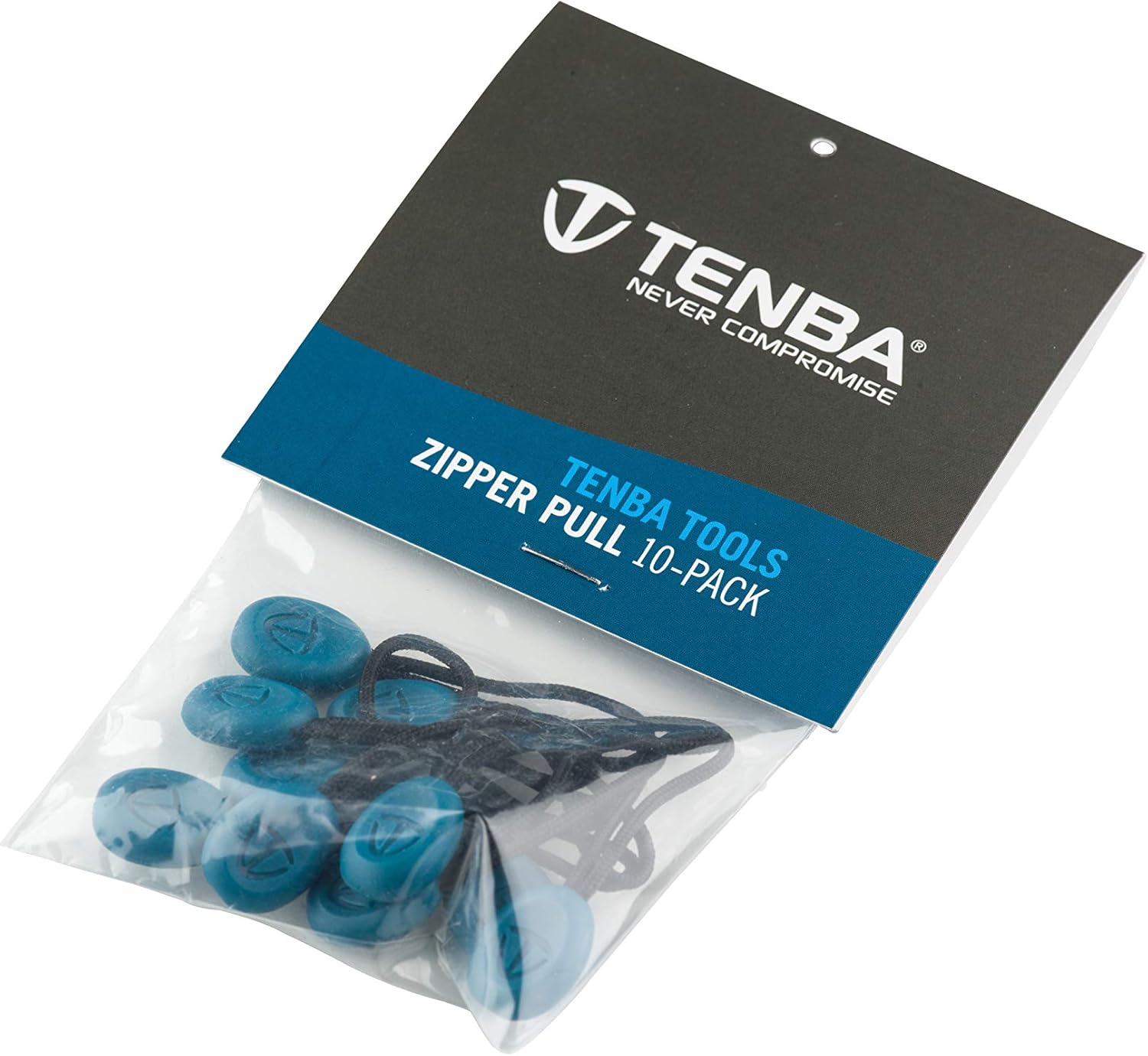 Tenba Tools Zipper Pulls, Pack of 10 - Blue (636-273)