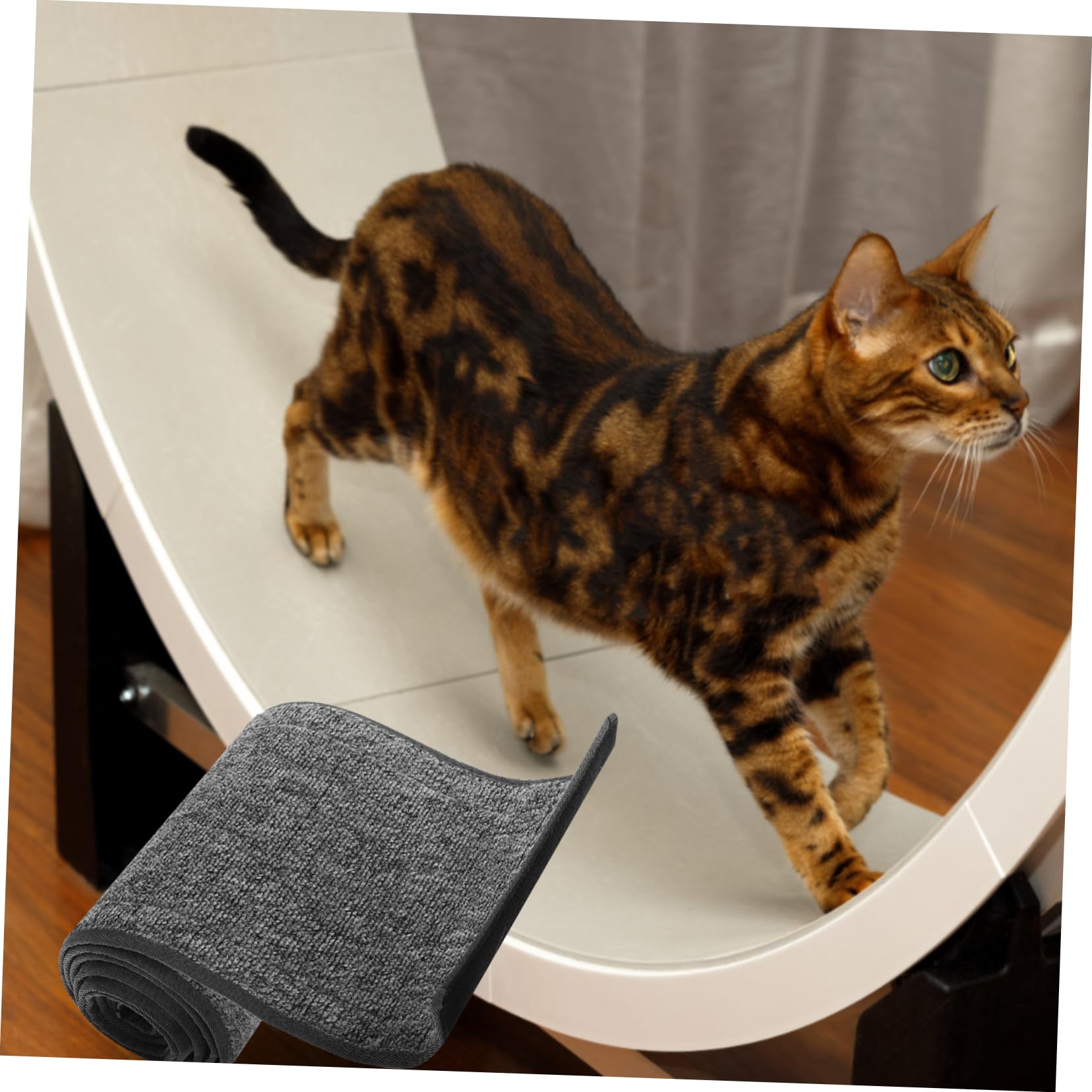 Amazon | COMPUKAS キャットホイール用交換マット 大型猫用 替えマット