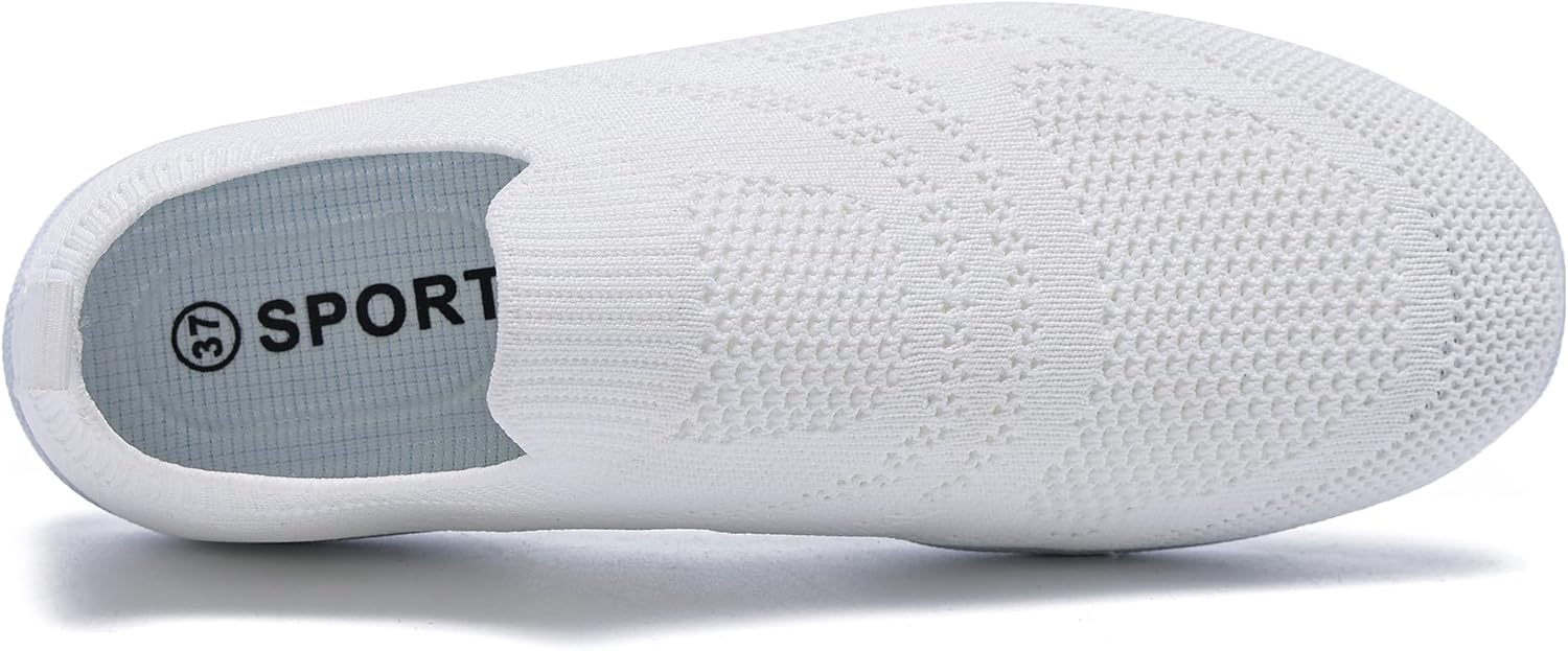 LANDHIKER White Cheer Shoes for Girls Cheerleading Shoes Youth Cheerleading Shoe Sports Tennis Training Athletic Flats Breathable Soft Comfortable Kids Cheer Sneaker Size - Image 4