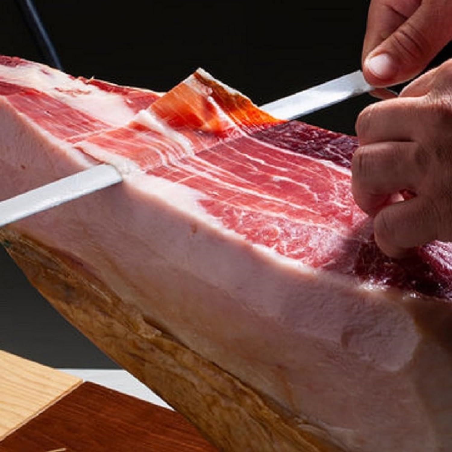 LalolaGourmet - Paleta Serrana Gran Reserva (5,5/6 kg) Stagionatura Naturale 100% Senza Glutine e a Basso Contenuto di Sale I Spalla di Prosciutto Serrano - Zampa Anteriore