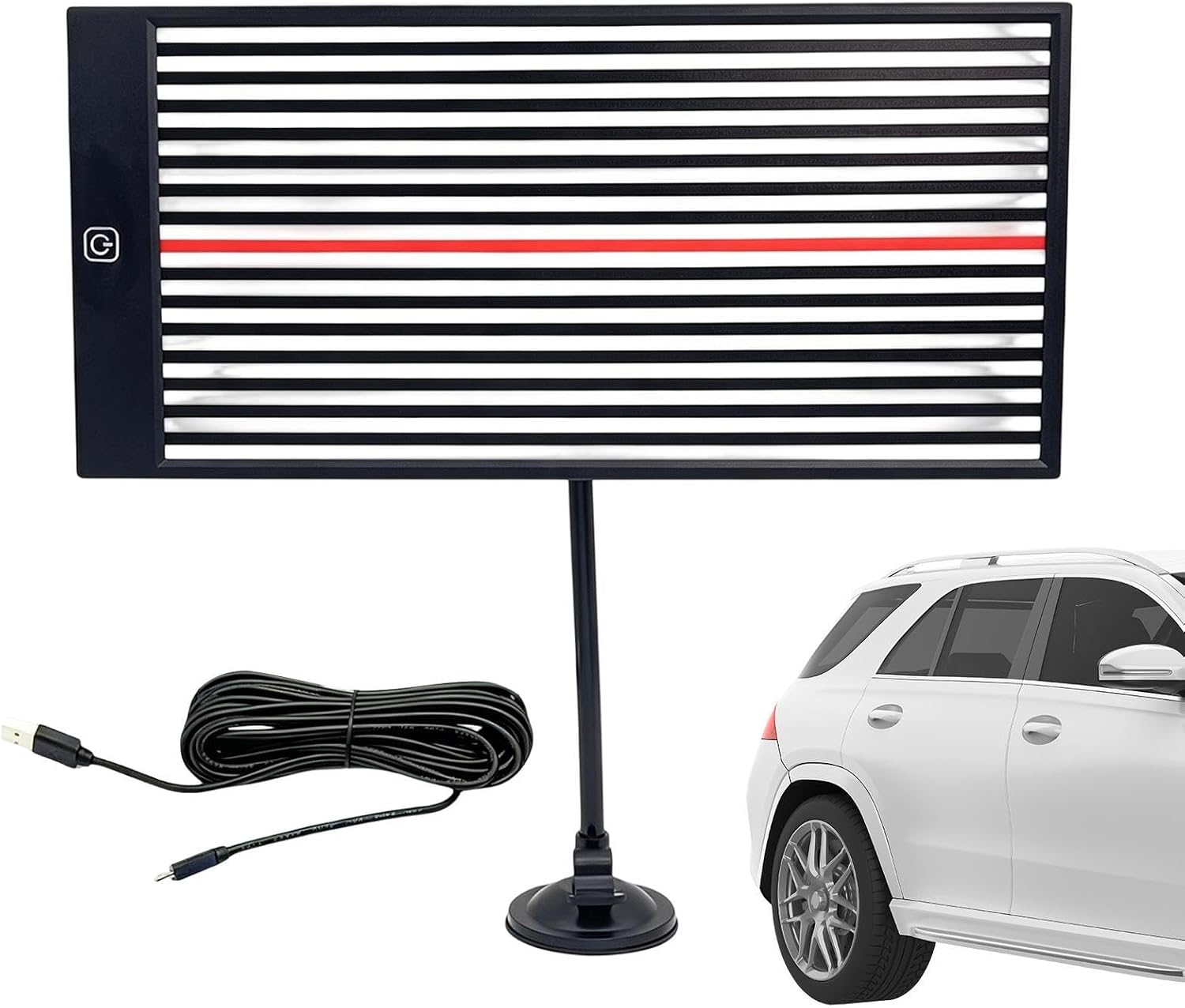 Reflektor LED Dent Line Board Profesjonalny zasilany przez USB | Reflektor samochodowy do wgnieceń do traktora, ciężarówki, ATV, kampera