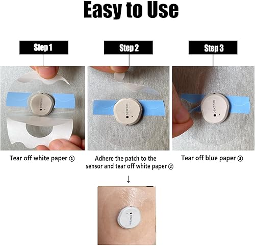 Miniatura 3 de PPMAK -Parches adhesivos G7-40 cubiertas impermeables para sensores G7 -Cinta CGM transparente de larga duración hasta 14 días (40 piezas),