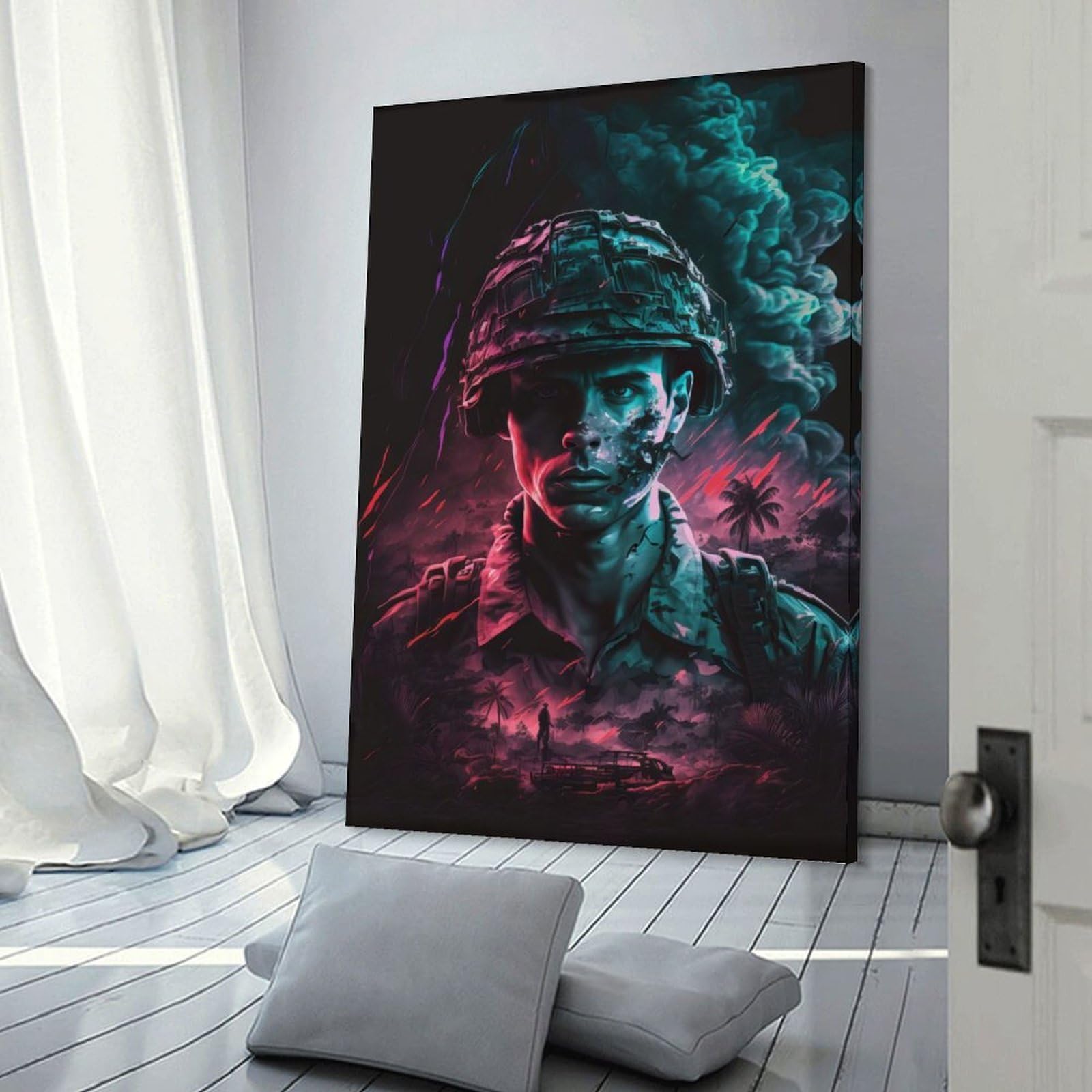 Junmoney Army Recruitment Decorative Canvas Print 16x24inch(40x60cm), for Home, Office, Studio Or Guest Room, Versatile Wall Decor for Many Rooms