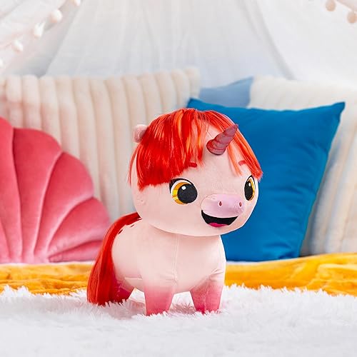 Miniatura 3 de Not Quite Narwhal Pixie Dazzlerump - Peluche de 12 pulgadas, material suave para abrazar, gran juego para el cabello