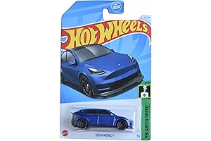 Hot Wheels Mattel Tesla Model Y-Blue