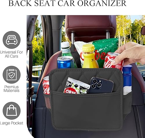 Miniatura 2 de Organizador de asiento de automóvil, organizador de asiento trasero de automóvil, organizador de asiento trasero de automóvil impermeable con