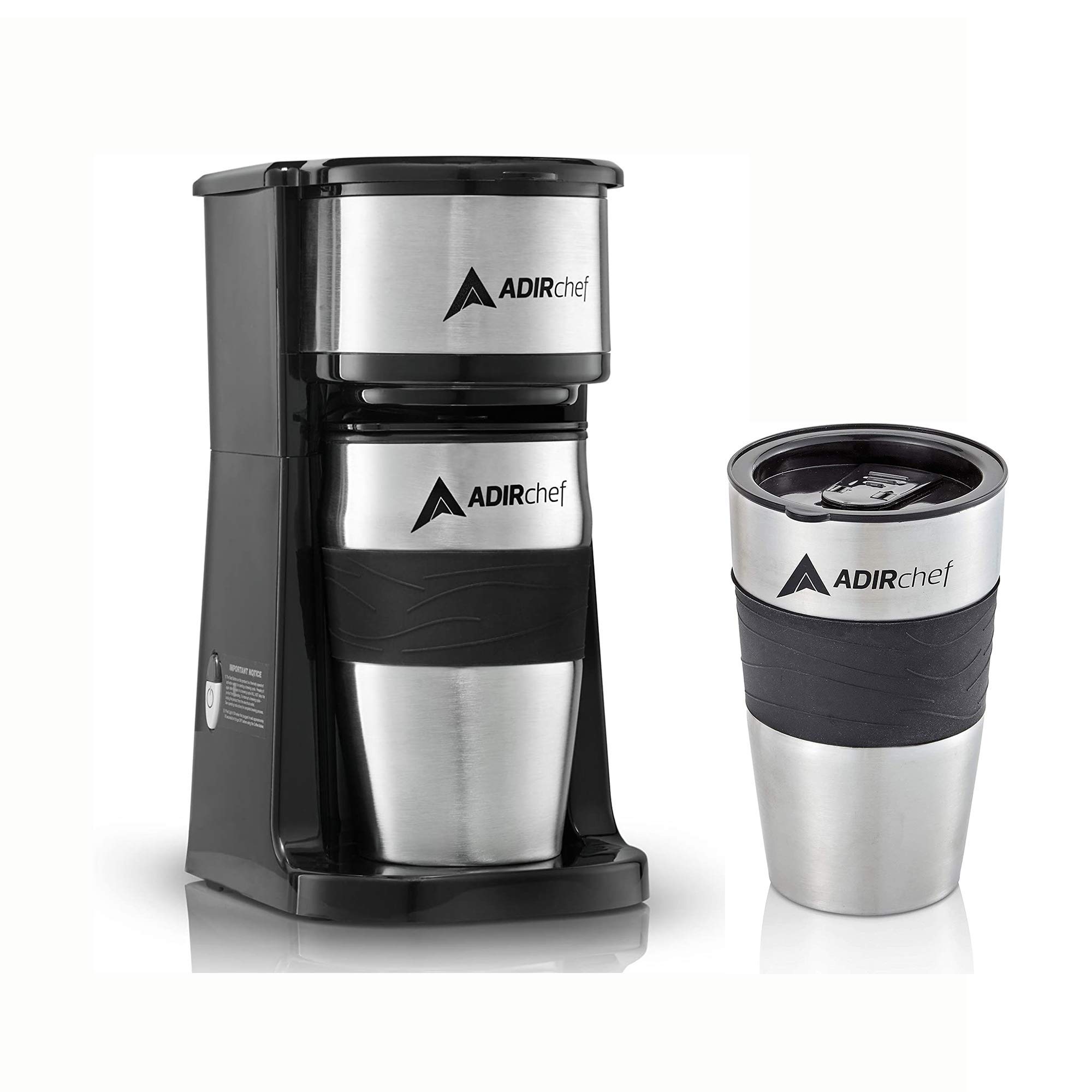 Travel Mugs with Personal Coffee Maker 