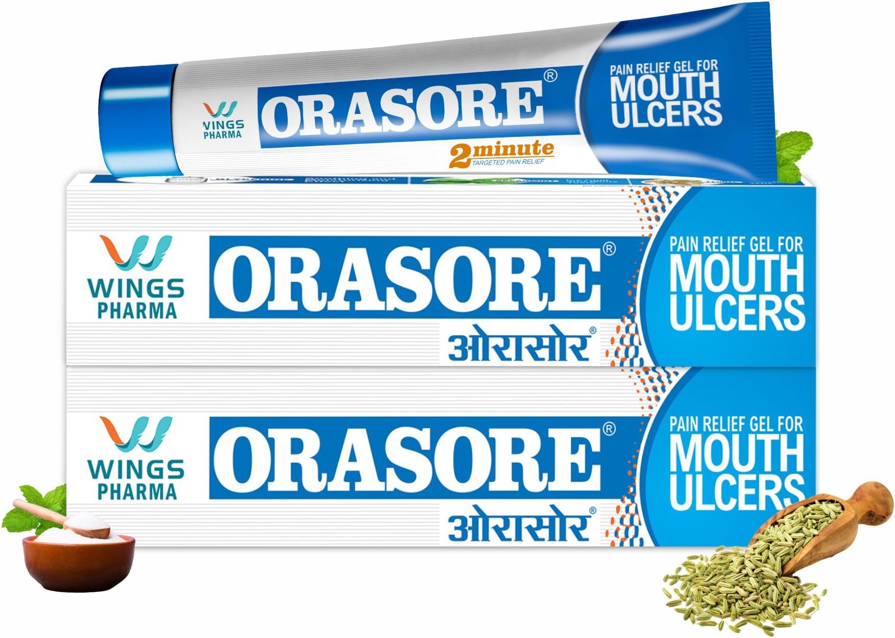 Orasore Mouth Ulcer Gel Treatment (Pack Of 2)