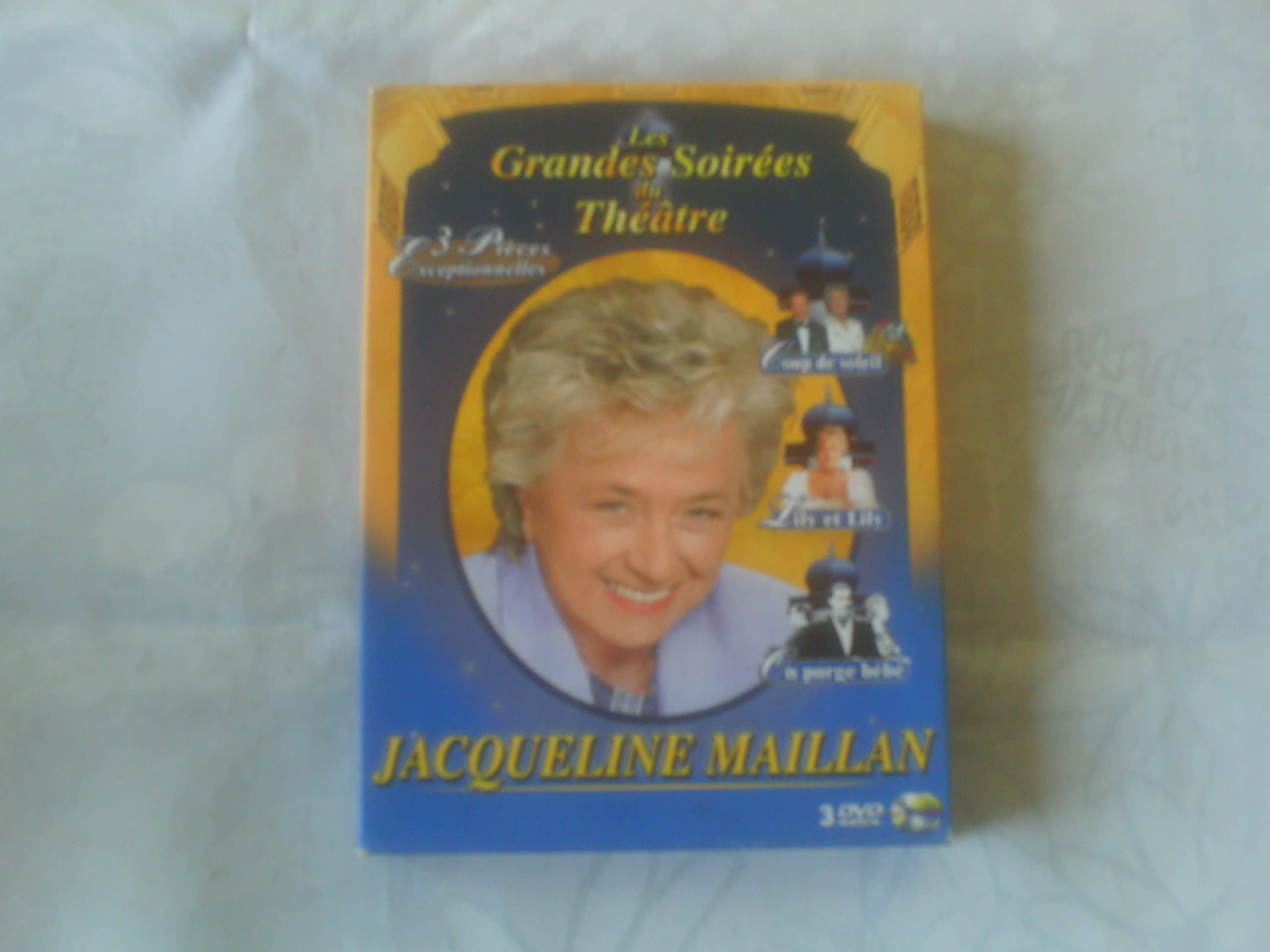 Coffret jacqueline maillan : coup de soleil ; lily et lily ; on purge bebe [FR Import]