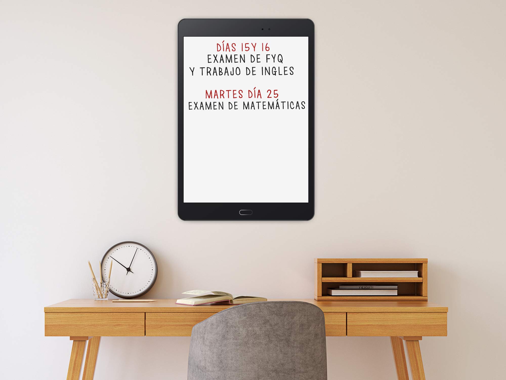 Oedim Decorazione parete vinile adesivo lavagna vinile laminato lucido tipo Veleda Tablet colore nero | 70 x 100 cm | Vinile ecologico | Protezione, decorazione parete cucina |