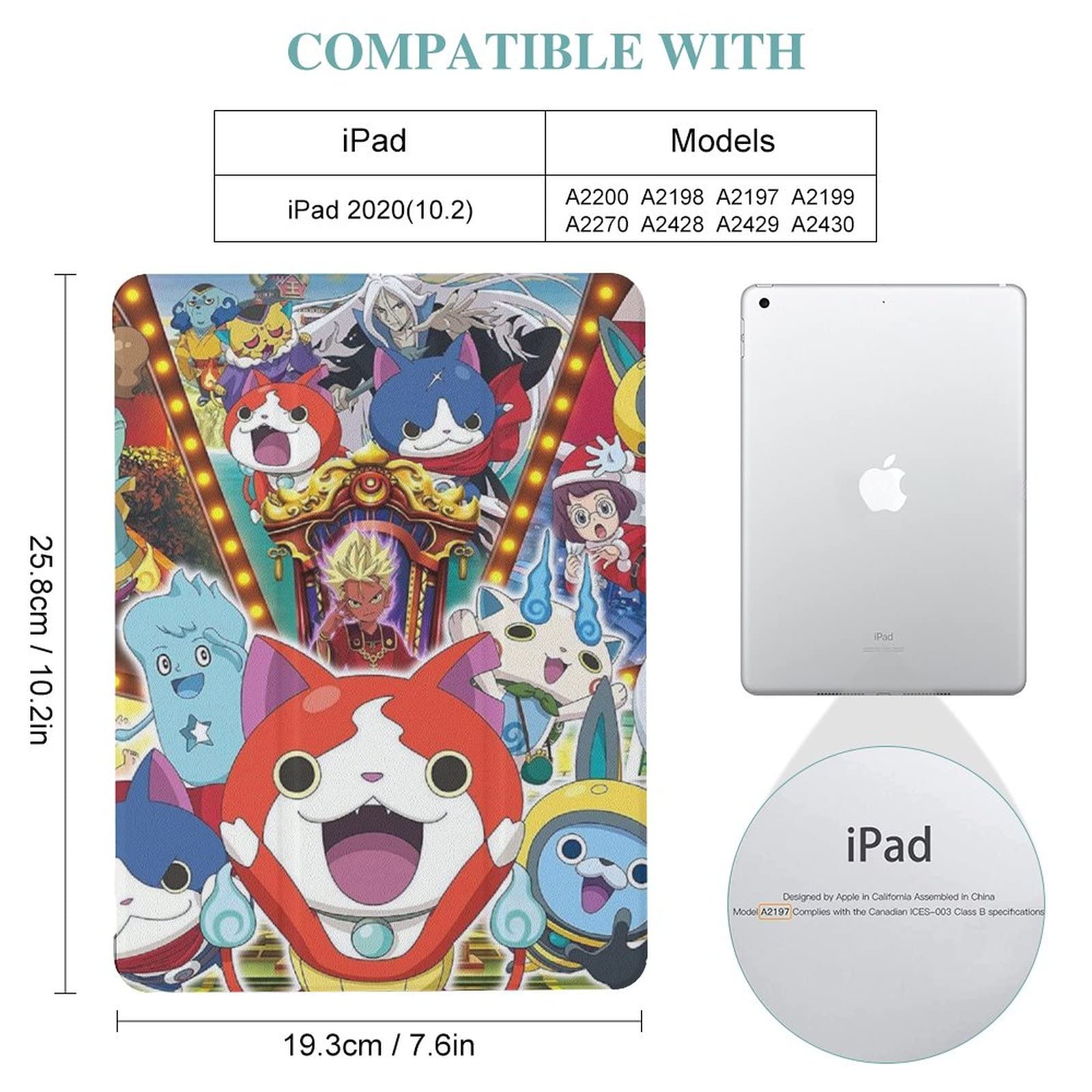 携帯ケース　スマートウオッチ　iPadケース Amazon.co.jp: 妖怪ウォッチiPad ケース IPAD 2020 10.2インチ ケース