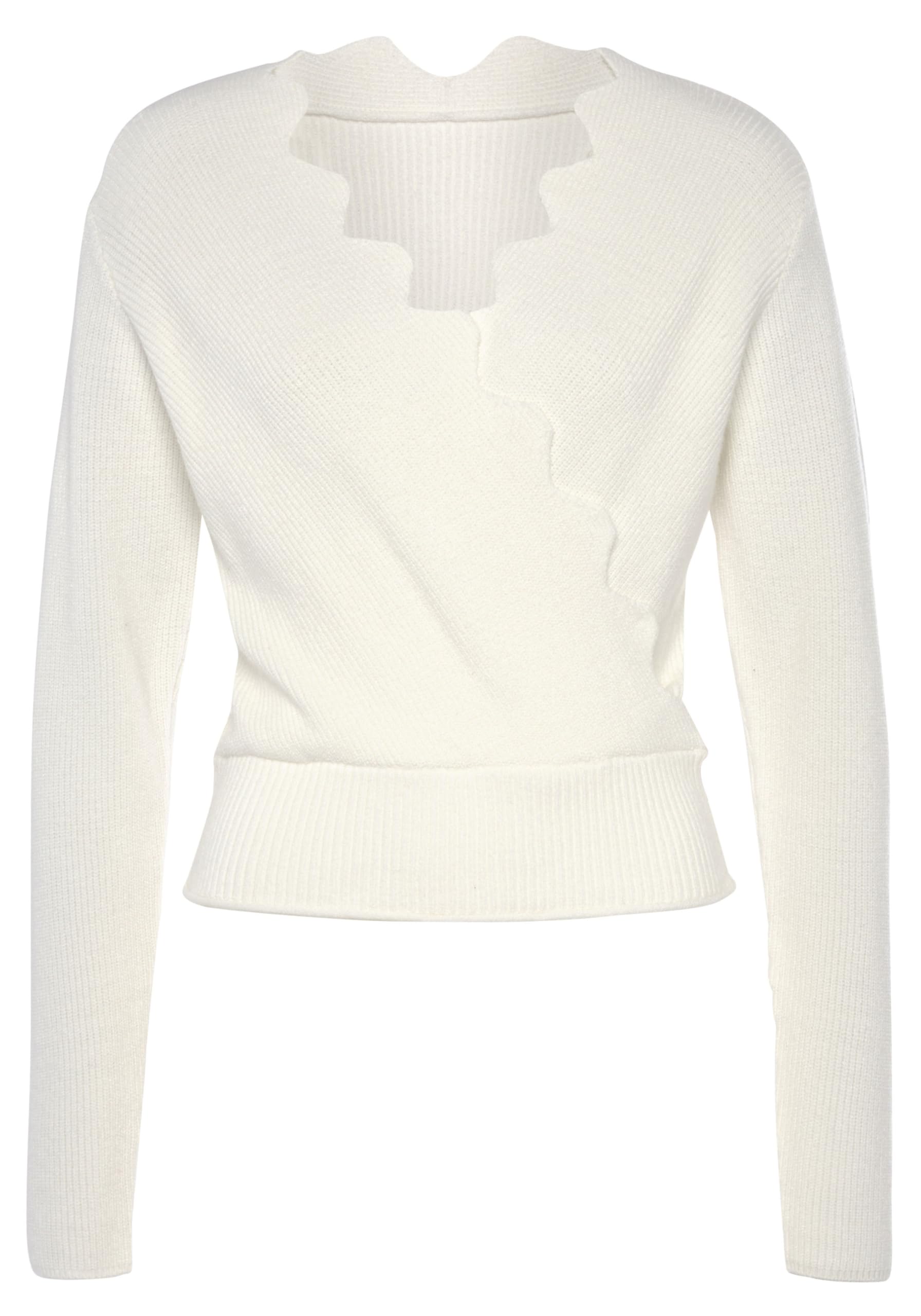 Lascana Damen Strickpullover Damentypisches Strickpullover