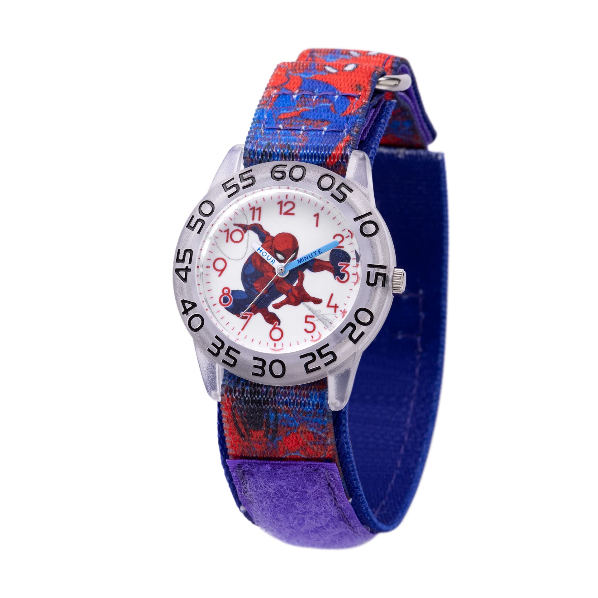 Marvel Spiderman - Orologio per bambini, blu, striscia