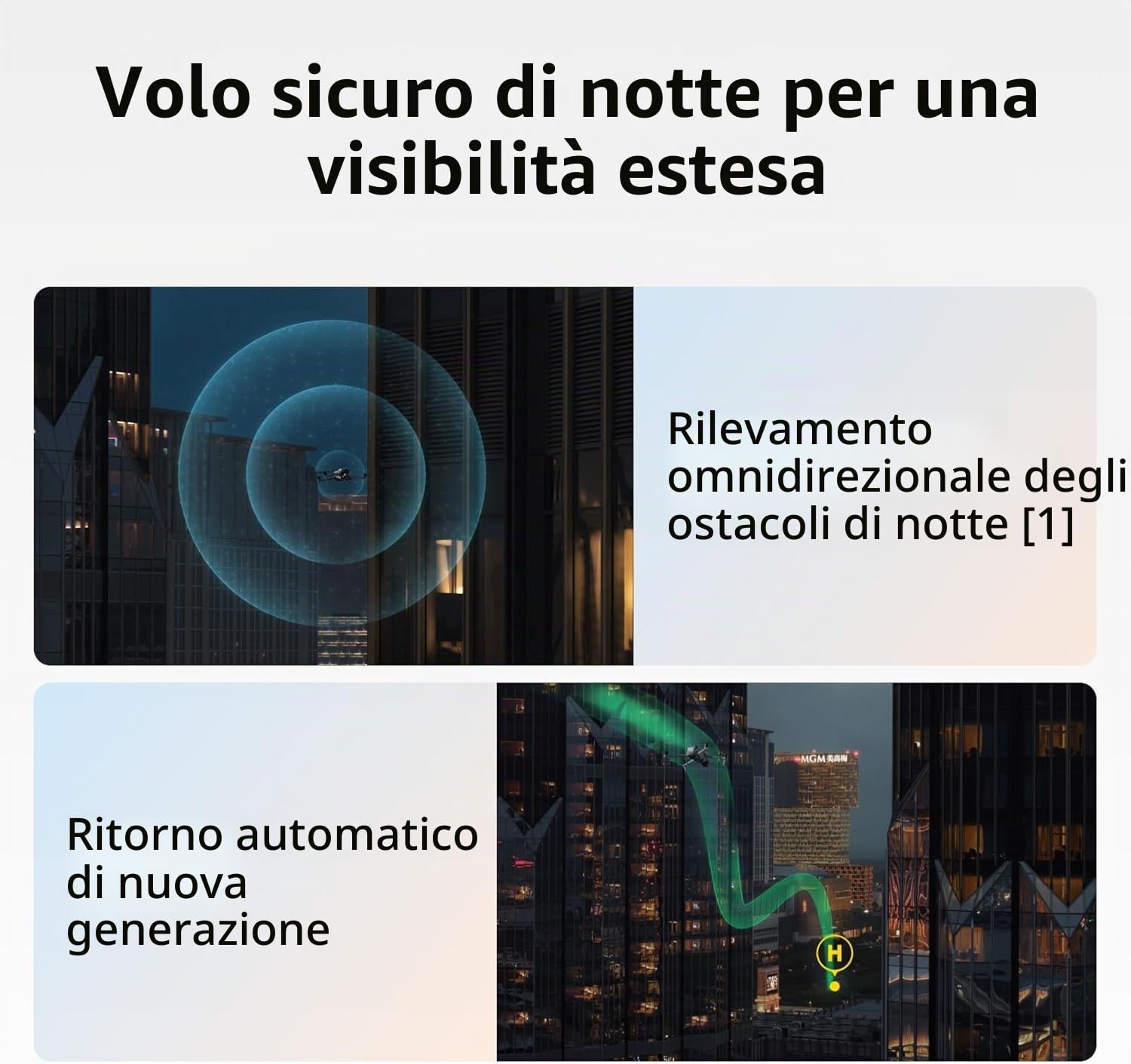 DJI Air 3S Combo Fly More (RC 2 con schermo), drone con fotocamera grandangolare CMOS 1" e teleobiettivo medio per adulti, 4K/60fps, rilevamento omnidirezionale e 3 batterie per volare più a lungo