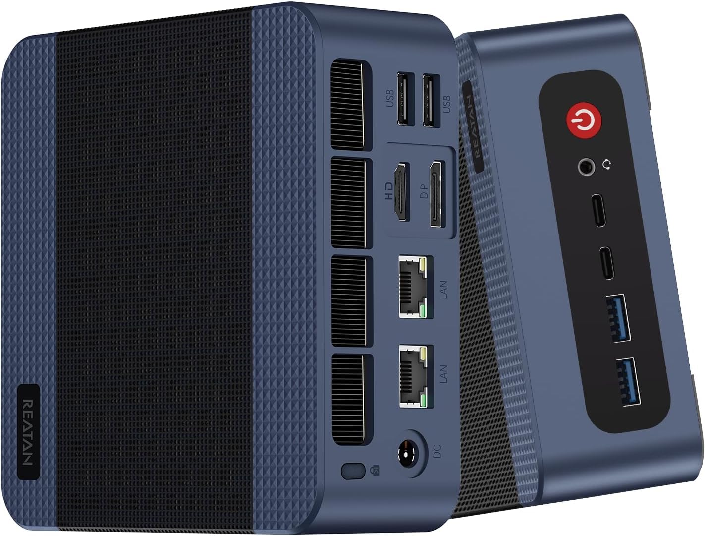 Reatan A8 Mini PC para Juegos AMD Ryzen 7 8745HS 8C / 6T (MAX 4.9GHz) 16G DDR5 RAM 1T Oculink PCIe4.0 SSD 4K Triple Pantalla USB/DP/HDMI / 2.5G LAN / WiFi6E BT5.2
