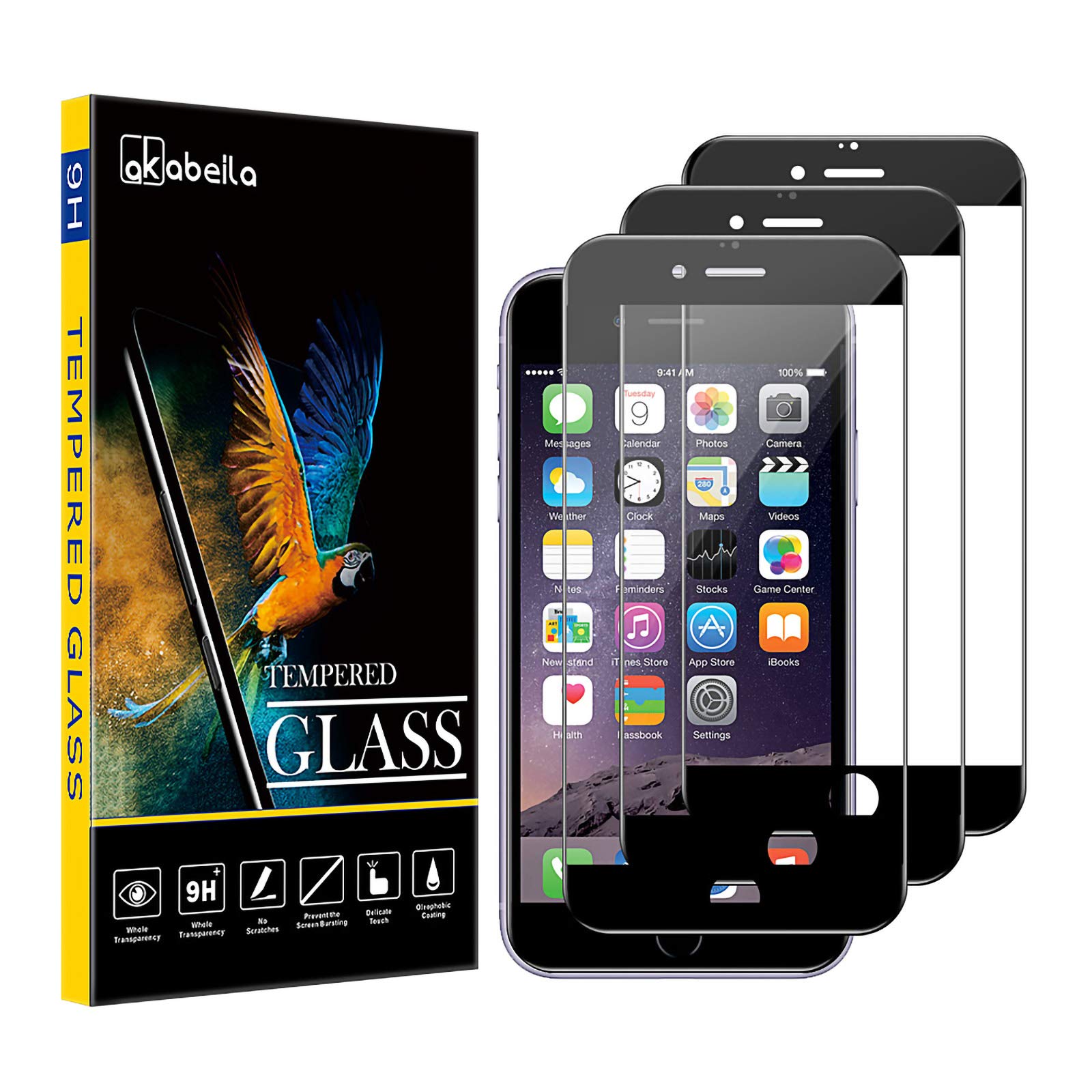 AKABEILA Vetro Temperato Compatibile Per iPhone 6S Pellicola | FindTheDeal