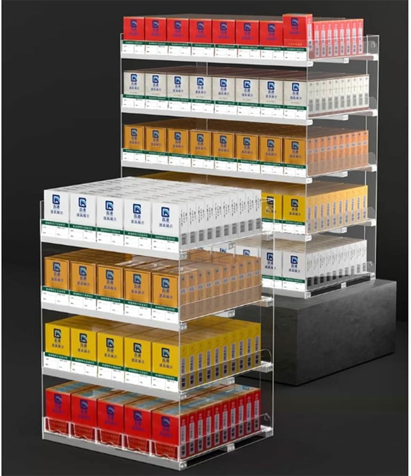 Présentoir de Cigarettes Mural pour Moderniser le Comptoir de Votre Bureau de Tabac