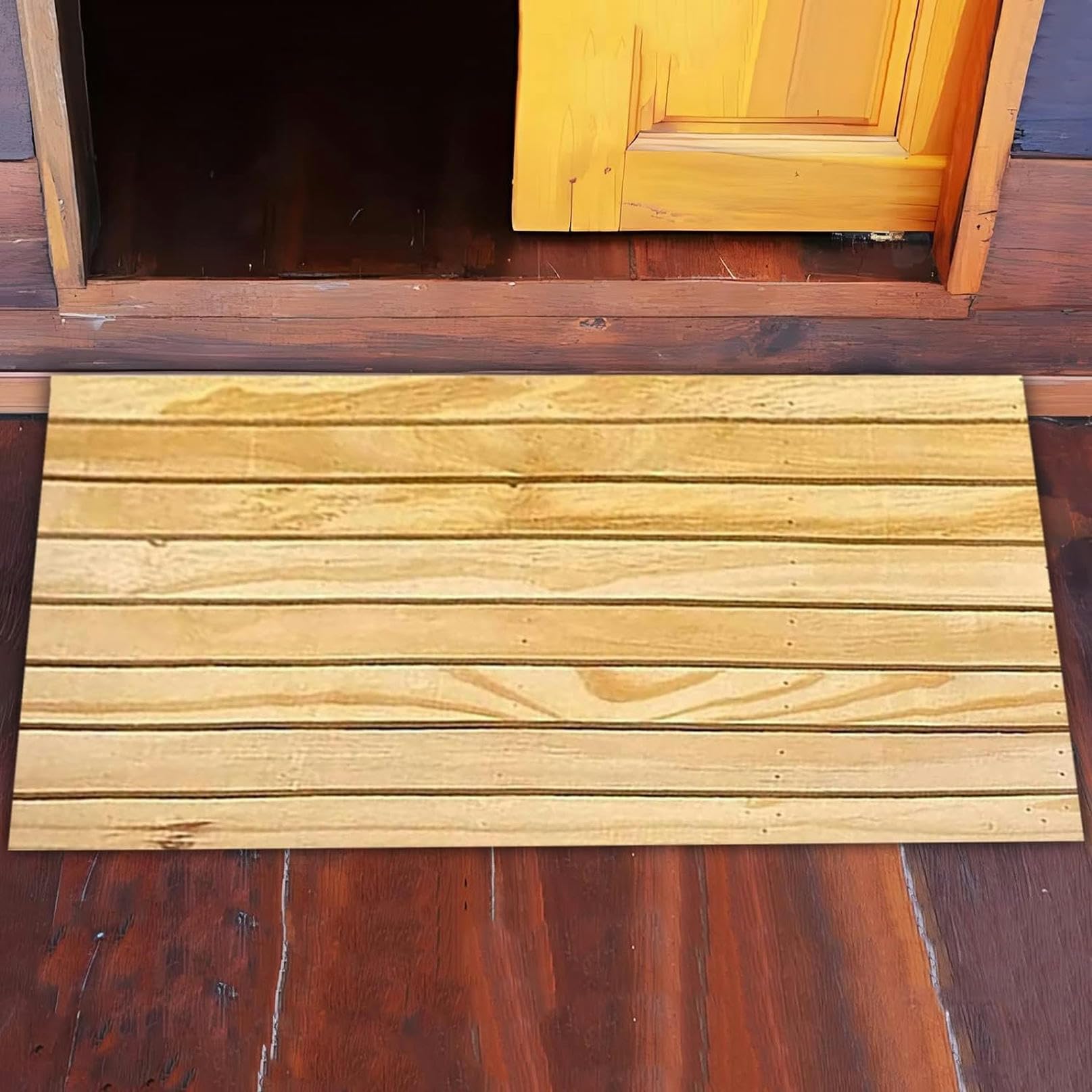 Rampe de seuil de porte en caoutchouc pour fauteuil roulant et robot