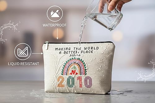 Miniatura 3 de Dulces 16 regalos para niñas, bolsas de maquillaje para niñas, decoraciones de feliz cumpleaños 16 para adolescentes, ideas de regalo para hija,