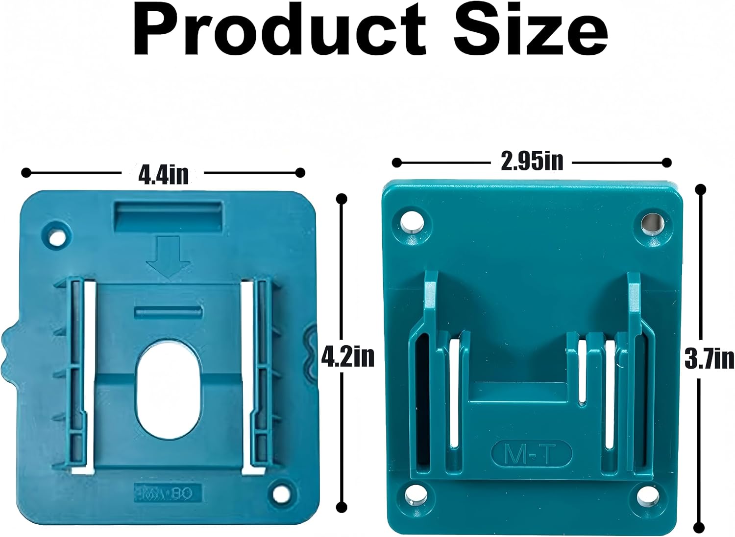 Rivershine 22 Pack Tool Holder and Battery Holder for Makita 18V Mount, Includes 11 Battery Holders + 11 Holders + 66 Mounting Screws(No Tool,NO Battery)