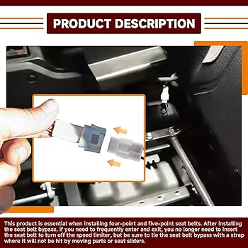 MUGLFPT (2-Pack) Seat Belt Bypass, Compatible with Yamaha