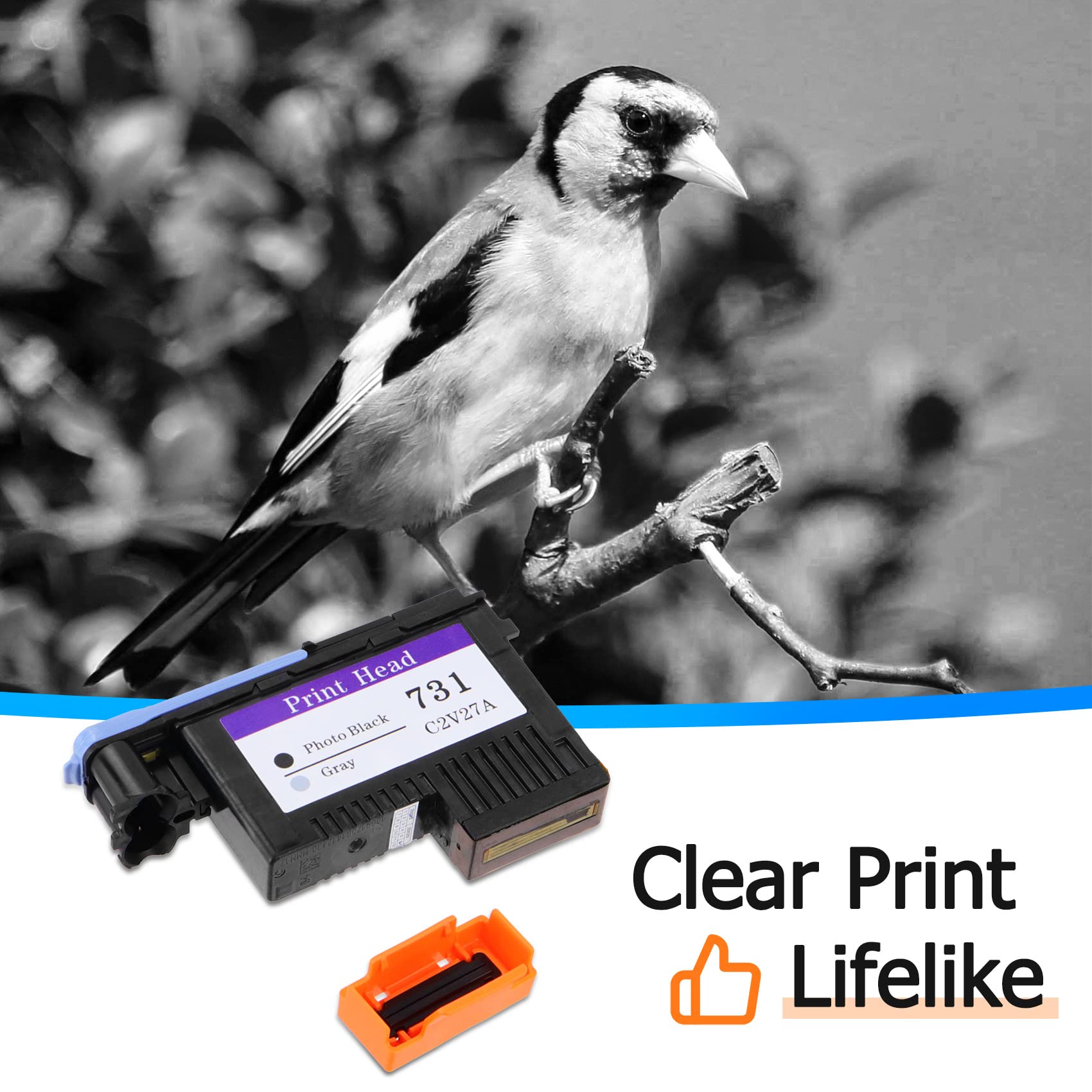 Amazon.co.jp: P2V27A (731) プリントヘッド HP DesignJet T 1700、HP