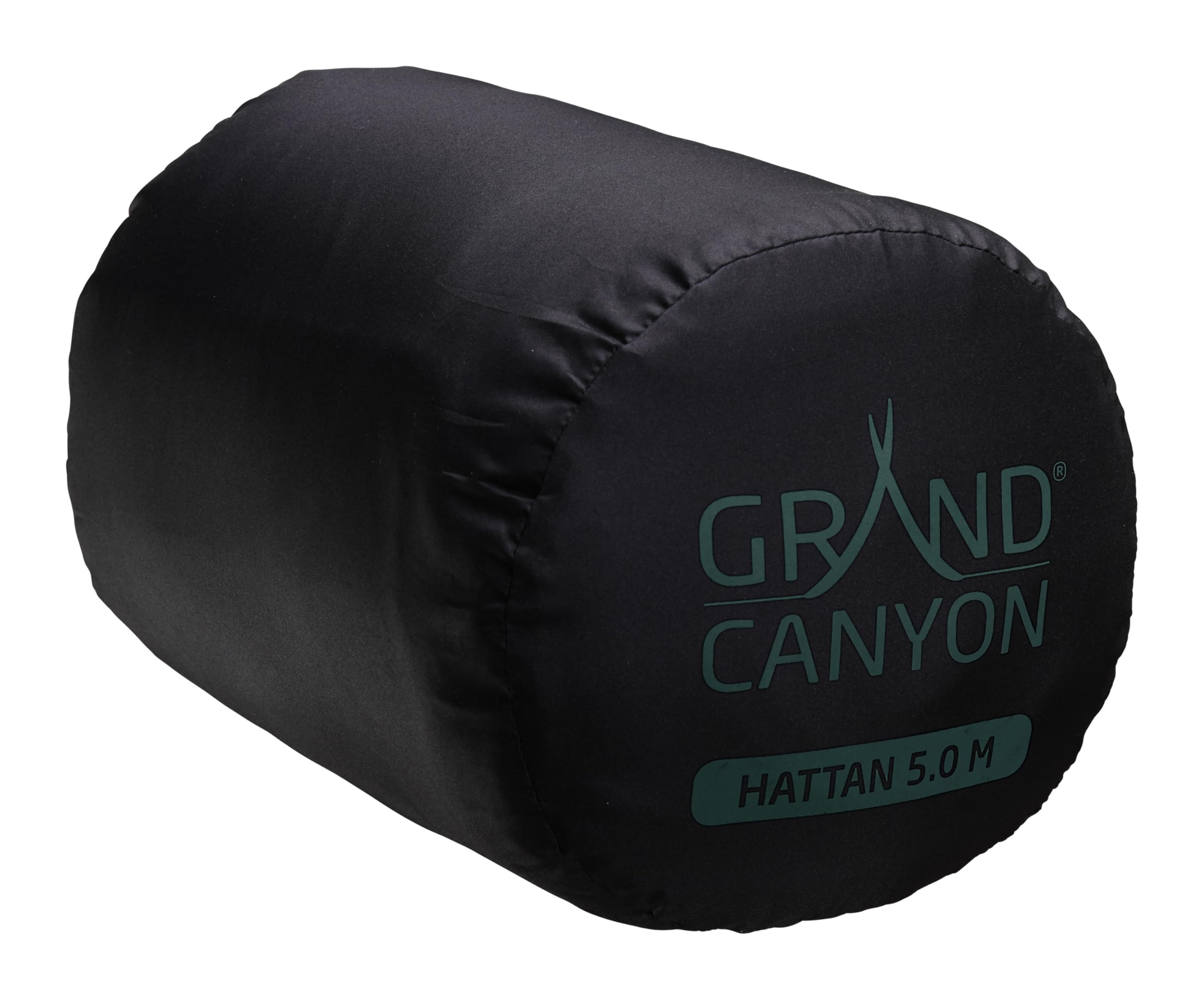 Grand Canyon HATTAN 5.0 M - Materasso da campeggio autogonfiabile, materasso ad aria - 185x55x5,0cm - Botanical Garden (verde scuro)
