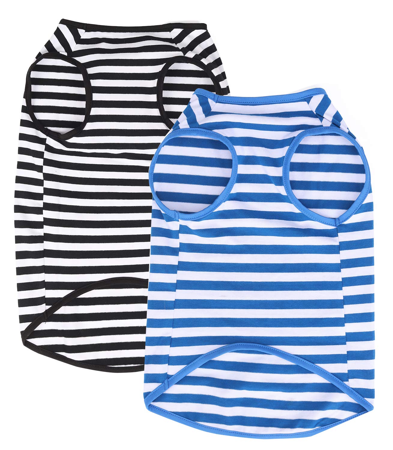 Chemise pour chien respirante et douce en coton rayé WEONE M