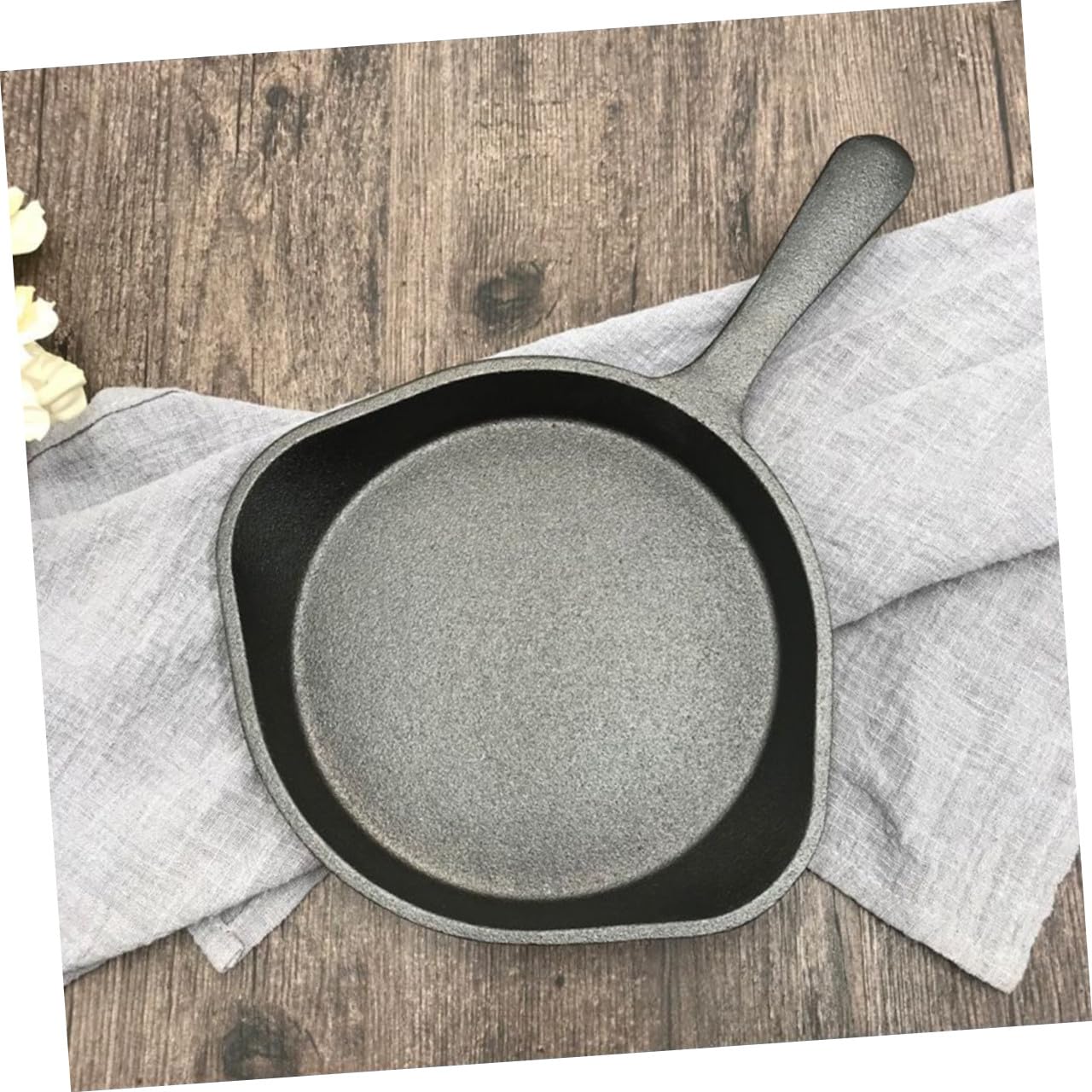 TOYANDONA Padella Mini Antiaderente per Uova e Frittata in Ghisa con Rivestimento Adatta all'Uso e Ristorativo Facile da Pulire e Resistente