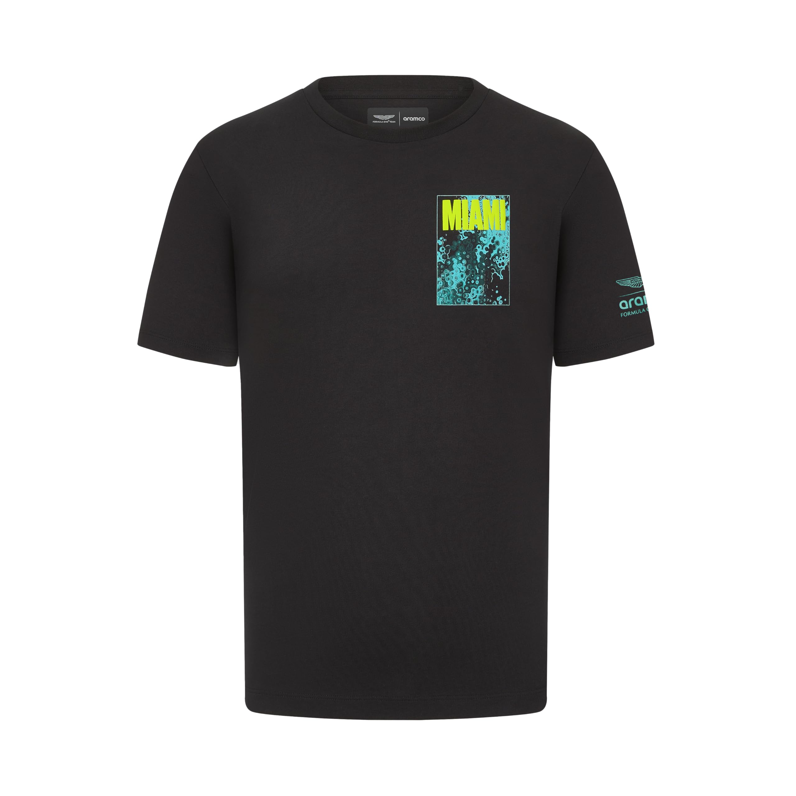 Aston Martin F1 Midnight Miami 2024 Tshirt, Multicolored, XL