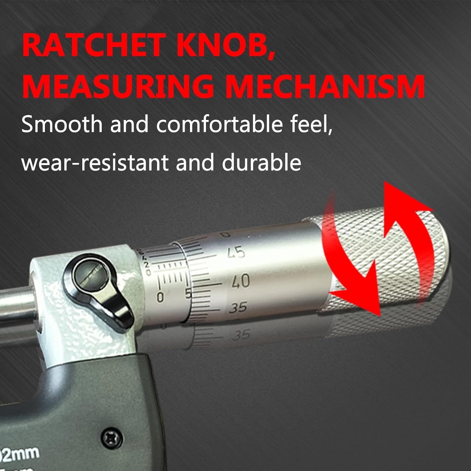 Precision Inside Micrometer, Mechanical Digital Outside Micrometer, 0-25mm Measuring Range, 0.0005mm Resolution, High-Definition OLED Display, Ideal for Workshops & Laboratories