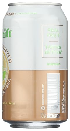 Spindrift نصف شاي نصف ماء لامع متلألئ ، 12 Fz