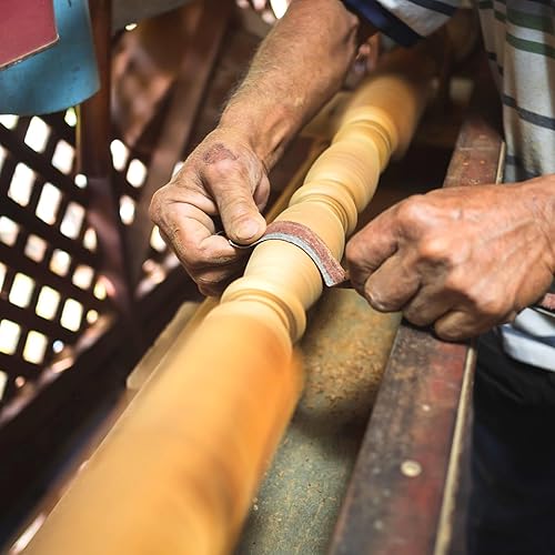 Miniatura 7 de Rollo de tela de esmeril, 6 granos 1'' x 19.7' rollo de papel de lija 80 120 240 320 400 600 tela de esmeril para metal, madera, muebles