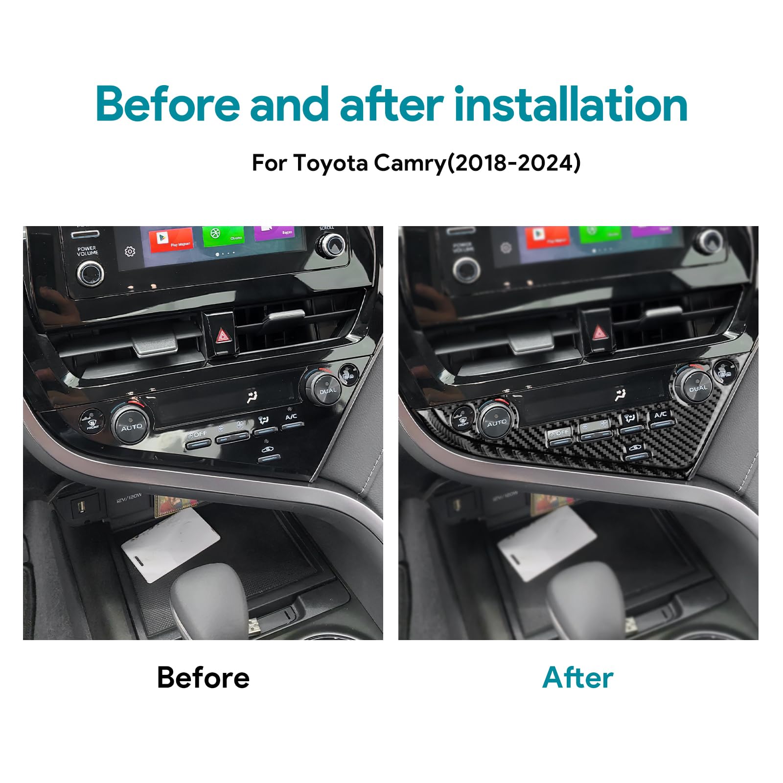 ZOXOQ Tapete De Revestimiento De Consola Central Compatible Con Honda Accord 2023 2024 Accesorios Para Portavasos Portavasos Antipolvo