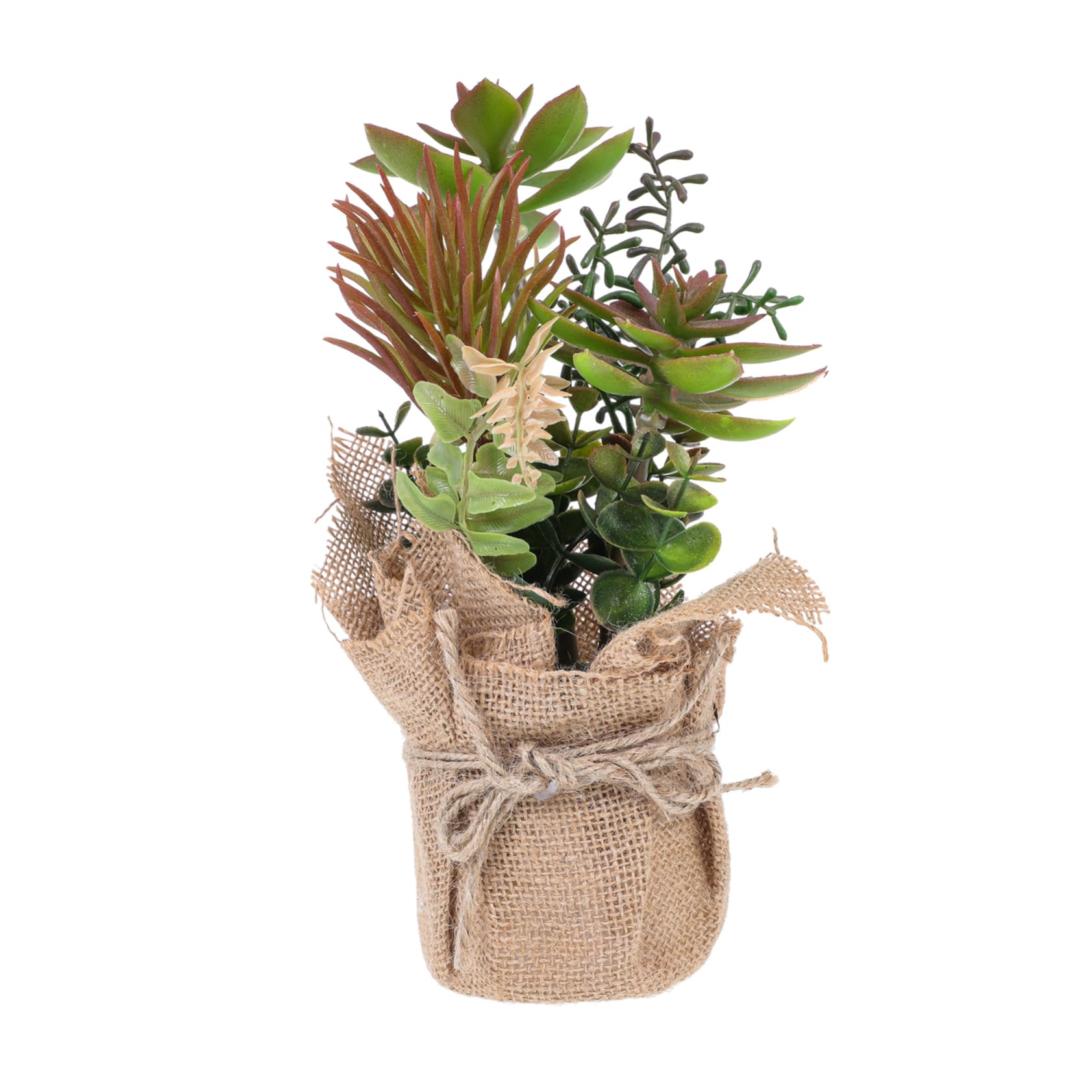 FUNOMOCYA Small Bonsai Faux Bonsai Plant Simulated Plant Decor Artificial Succulent Plant Simulation Bonsai Ornament Desktop Potted Small Faux Decor Plastic Fake Bonsai Indoor Office