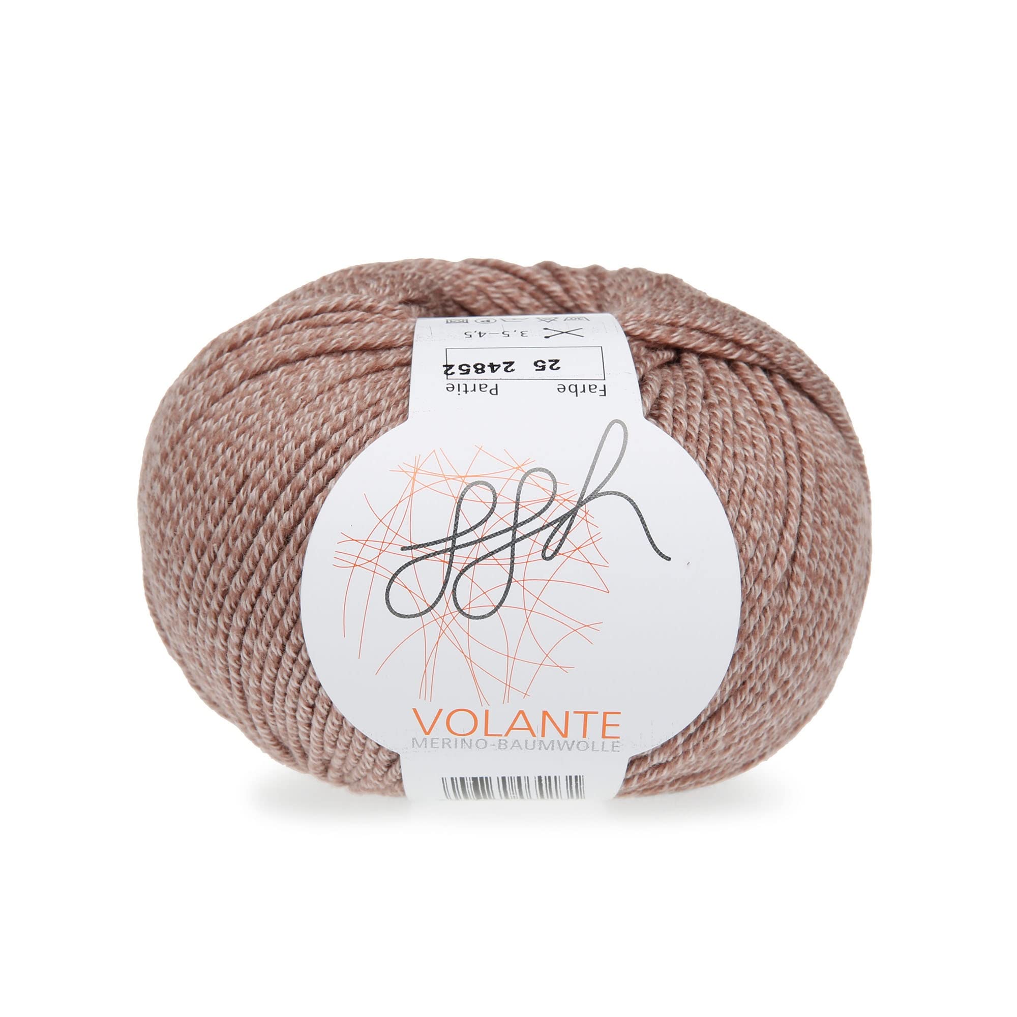 ggh Volante - 025 - Beige - Merino Wool with Cotton for Knitting and Crocheting - Image 3