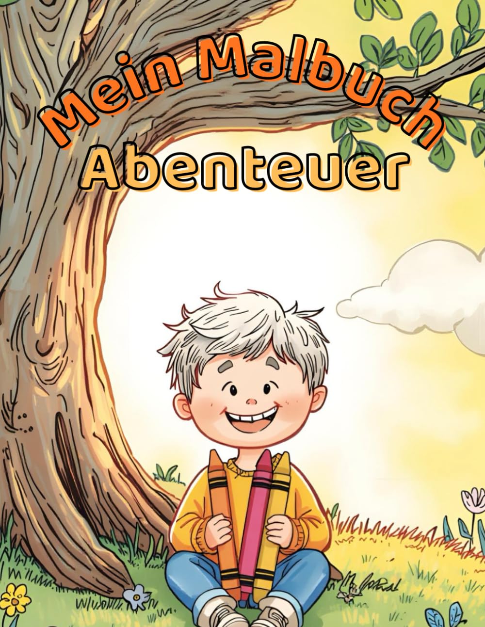 Mein Malbuch Abenteuer: 32 liebevolle Ausmalbilder für Kinder von 5–10 Jahren