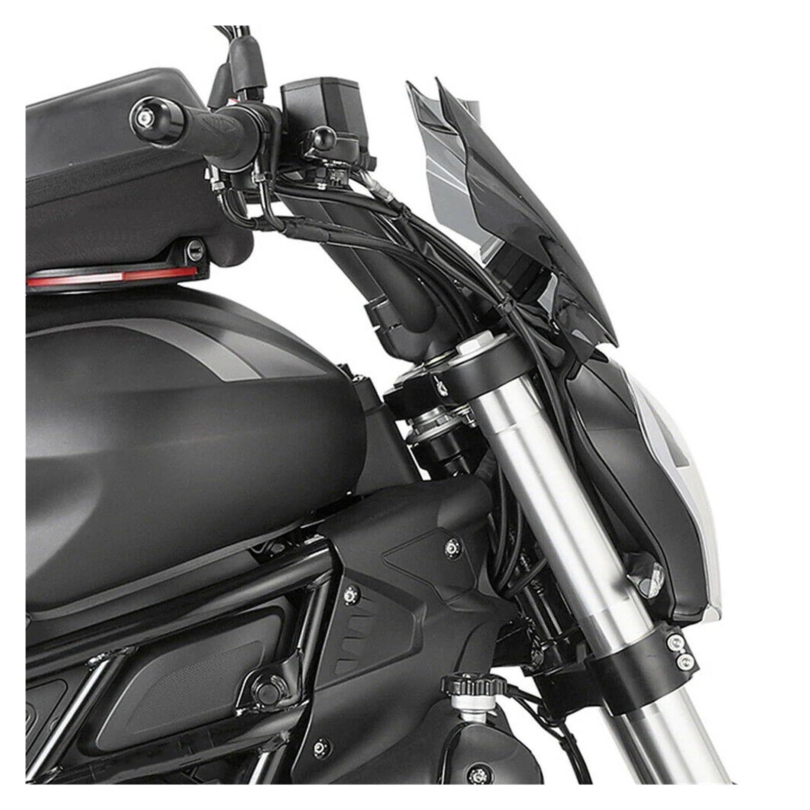 Parabrezza Moto Per BENELLI Per 502 C 2019 Parti Motociclo Parabrezza Parabrezza Paravento Deflettore Moto Per Parabrezza(Transparent)
