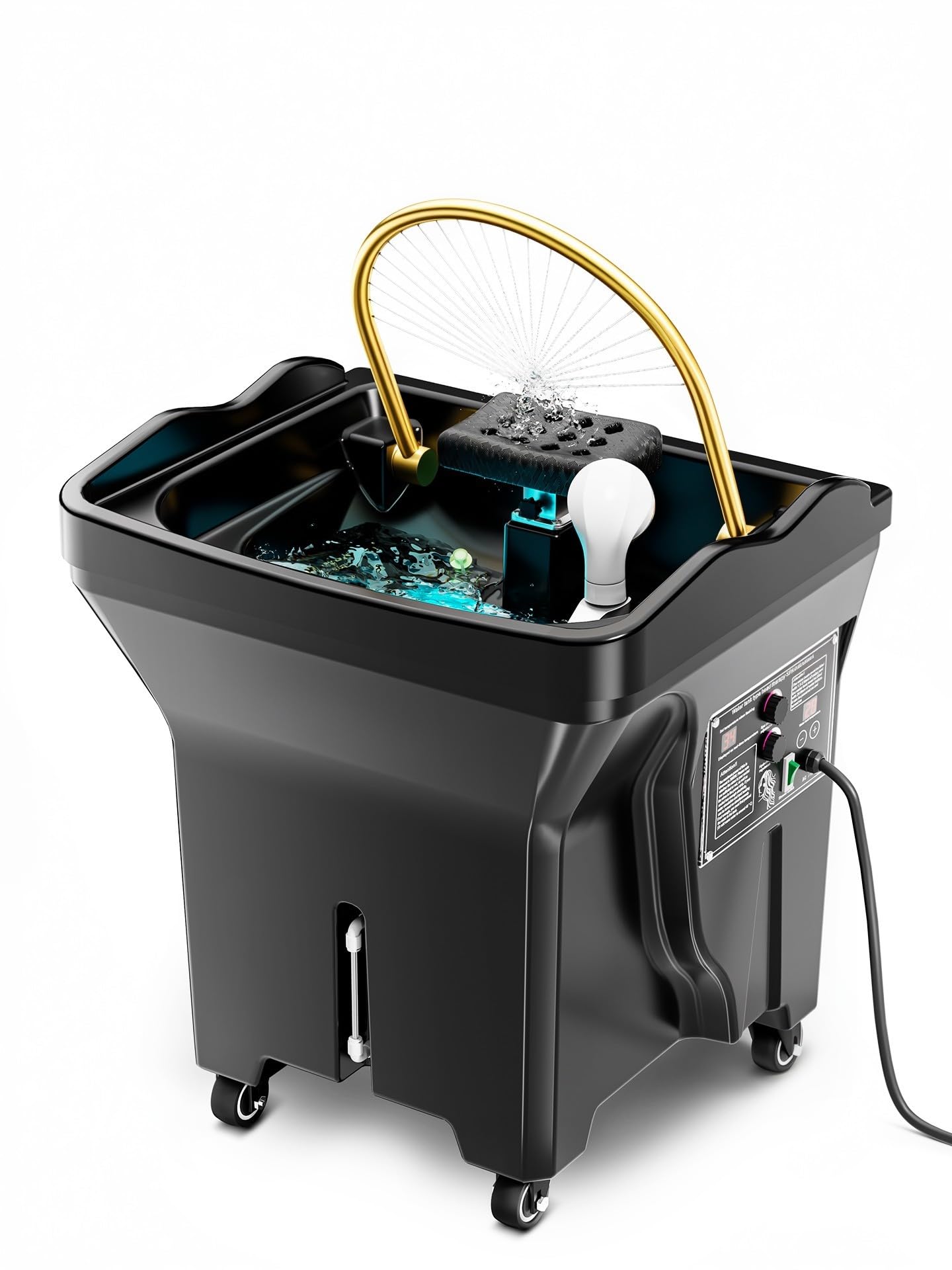 Head Spa Equipment with 60L Water Storage Tank, Waterfall Equipment, Head spa and Light Therapy Available