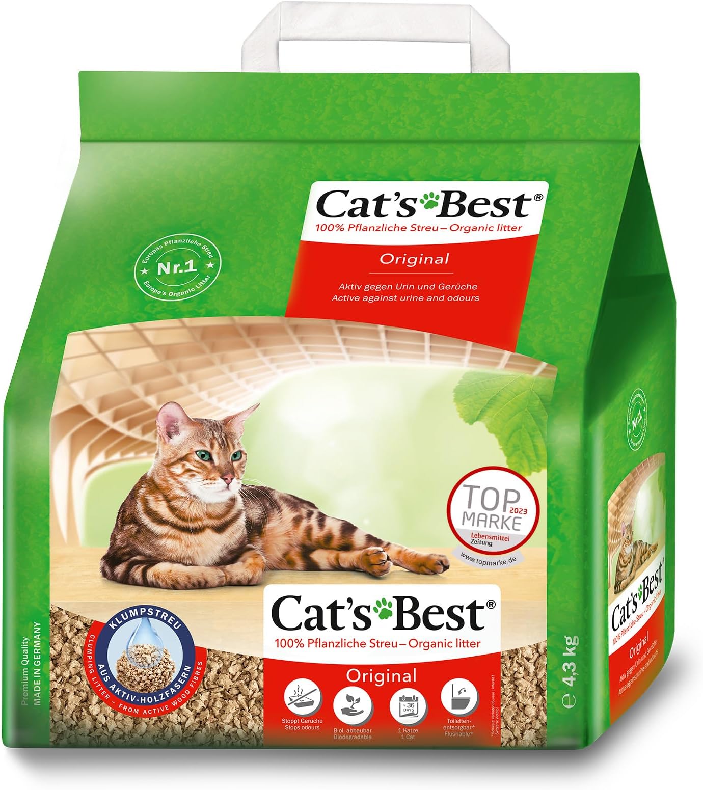 Cat'S Best Original Cat Litter, 4.3Kg