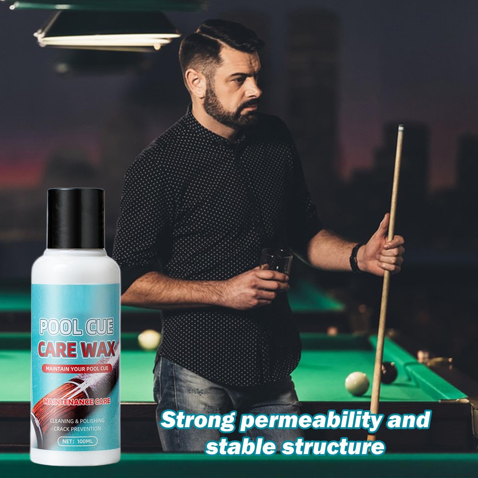 Amazon | ビリヤードキューケアワックス、プールキューシャフト