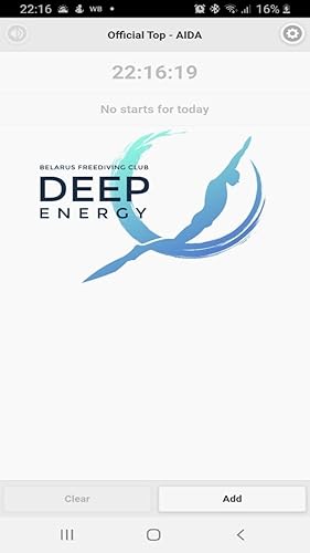 FreeDiving Competition Countdown